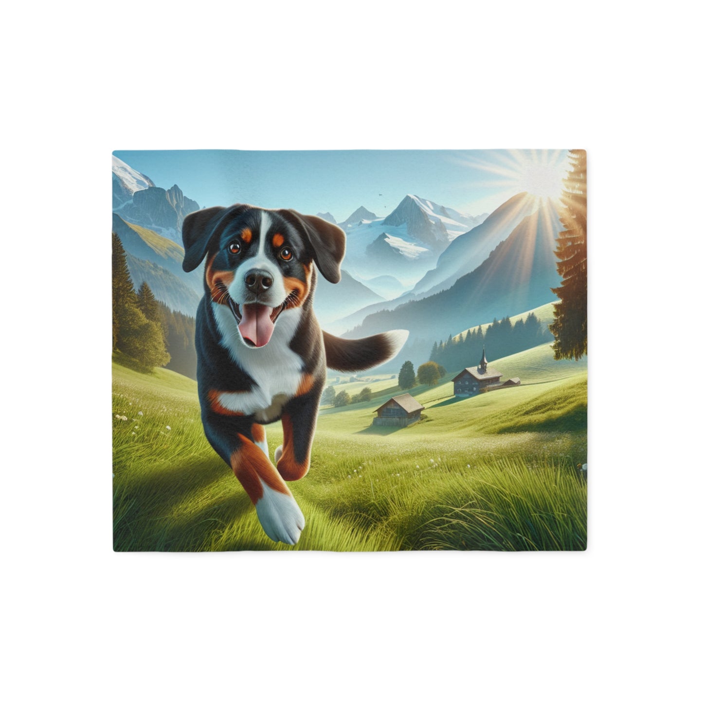 Entlebucher Mountain Dog Sweatshirt Blanket