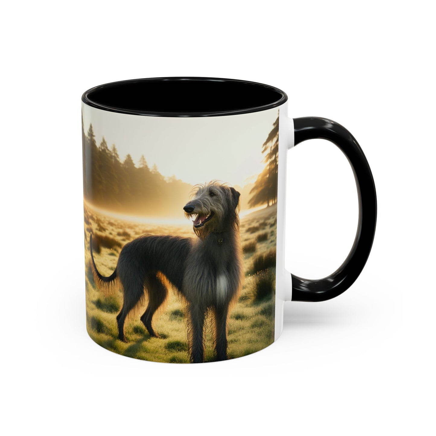 Scottish Deerhound Accent Coffee Mug - Perfect Gift for Dog Lovers