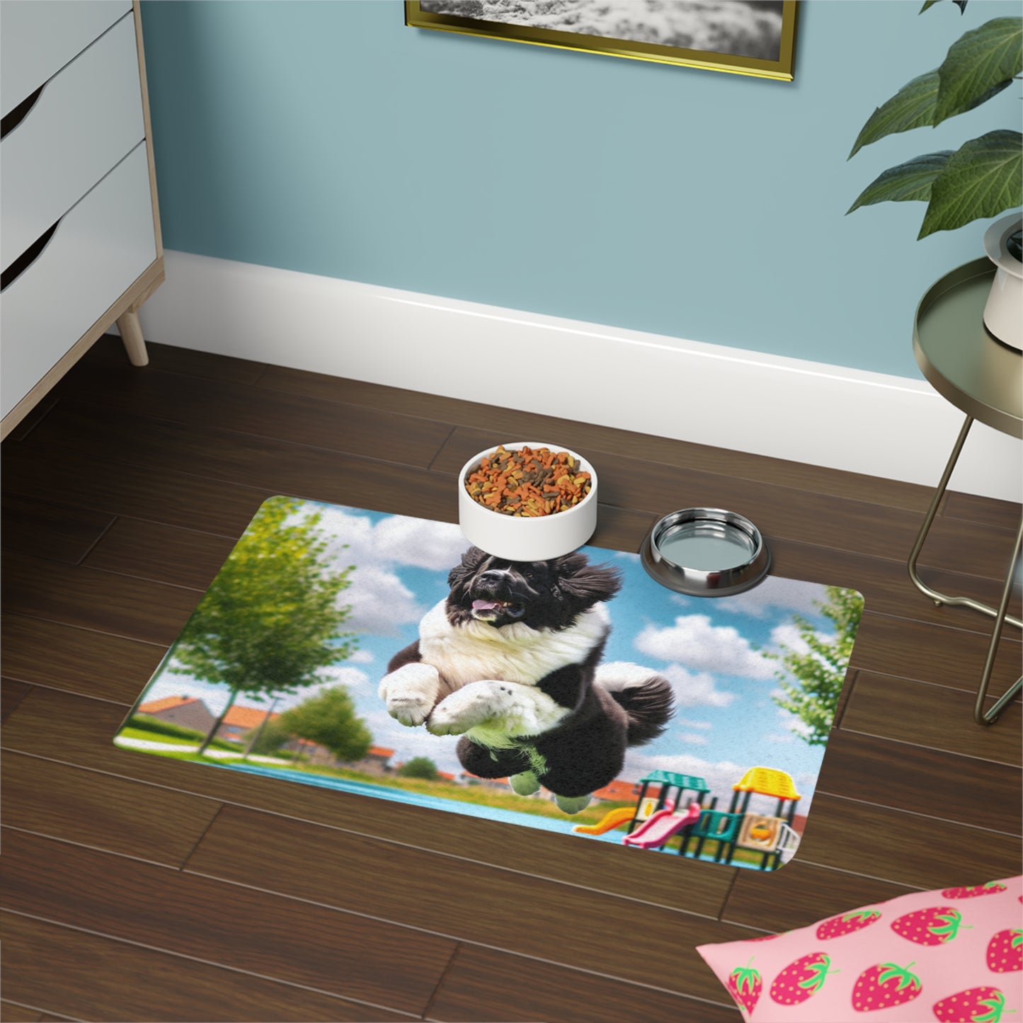 Pet Food Mat (12x18) - Landseer