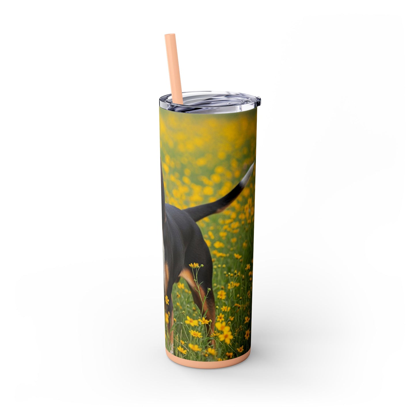 American English Coonhound Tumbler with Straw, 20oz