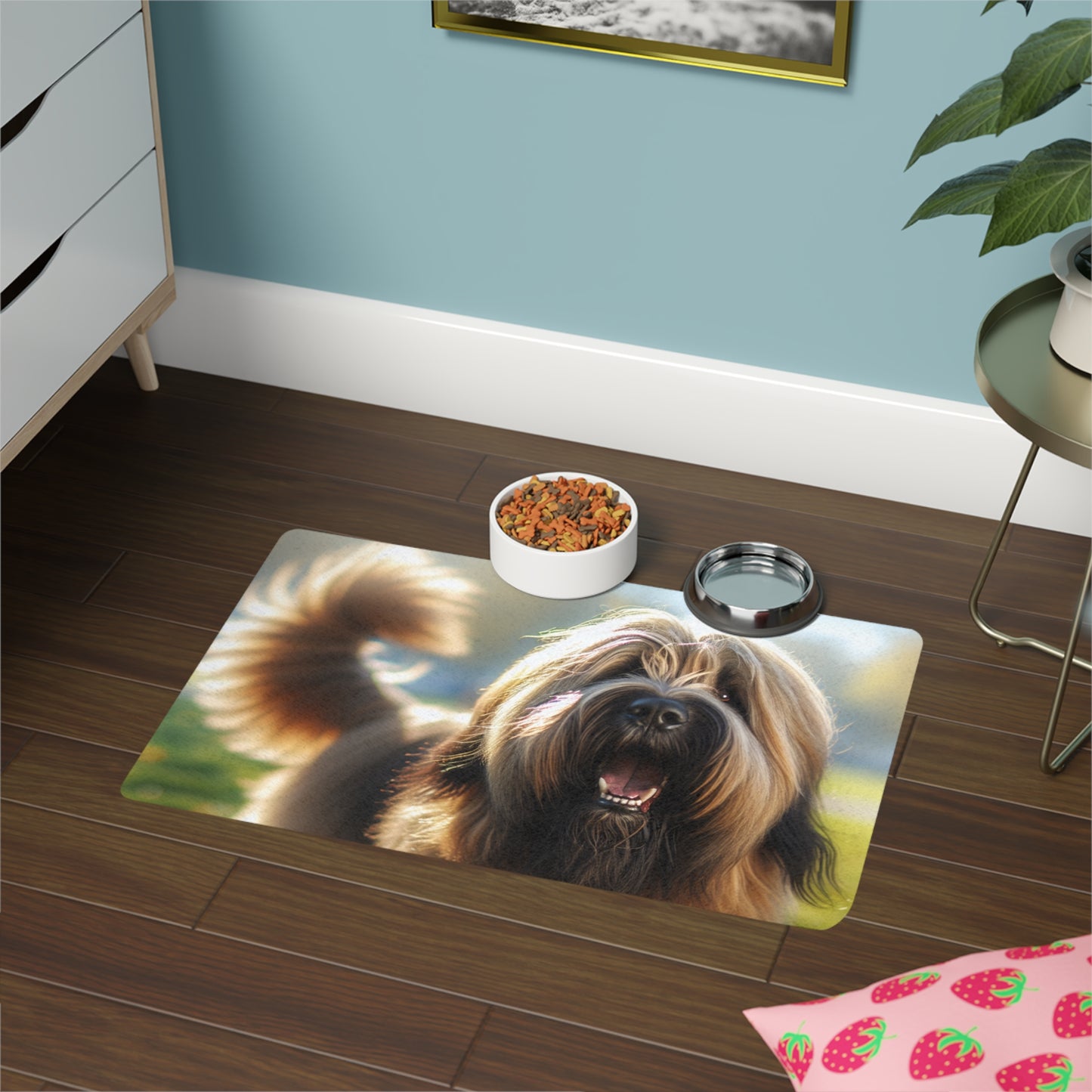 Pet Food Mat (12x18) - Briard