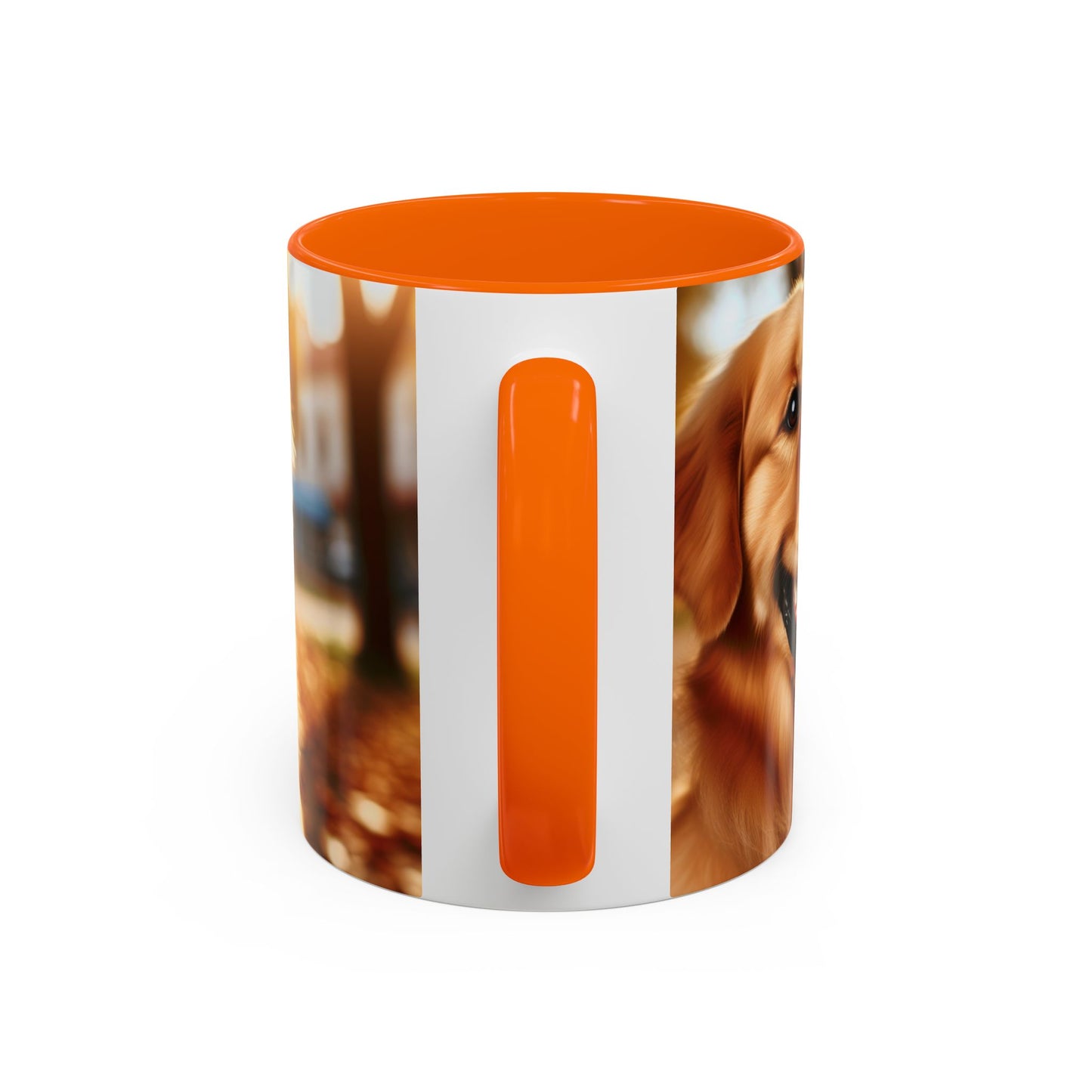 Golden Retriever Accent Coffee Mug - Perfect Gift for Dog Lovers