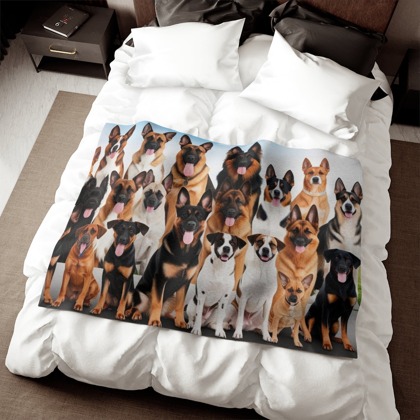 German Dogs Sweatshirt Blanket