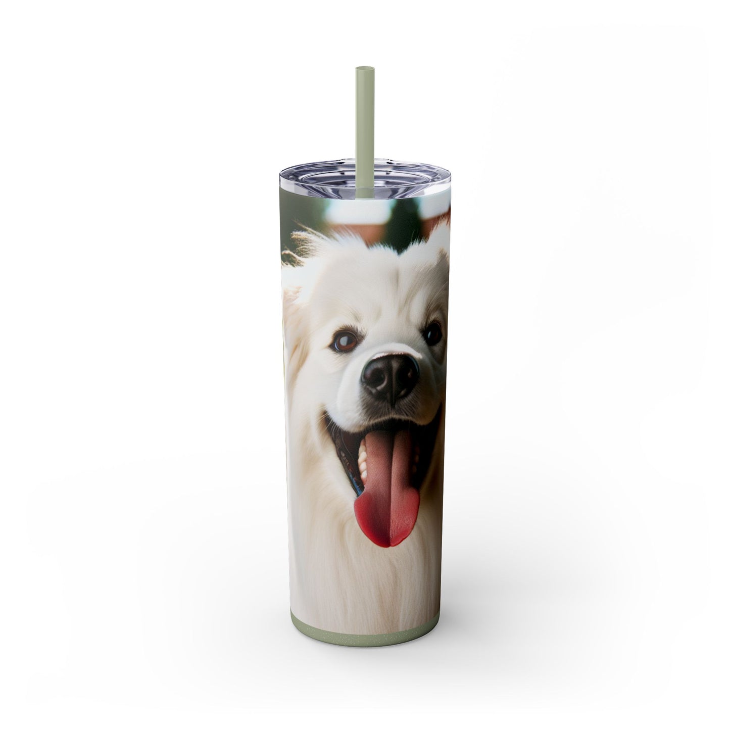 Slovensky Cuvac Tumbler with Straw, 20oz