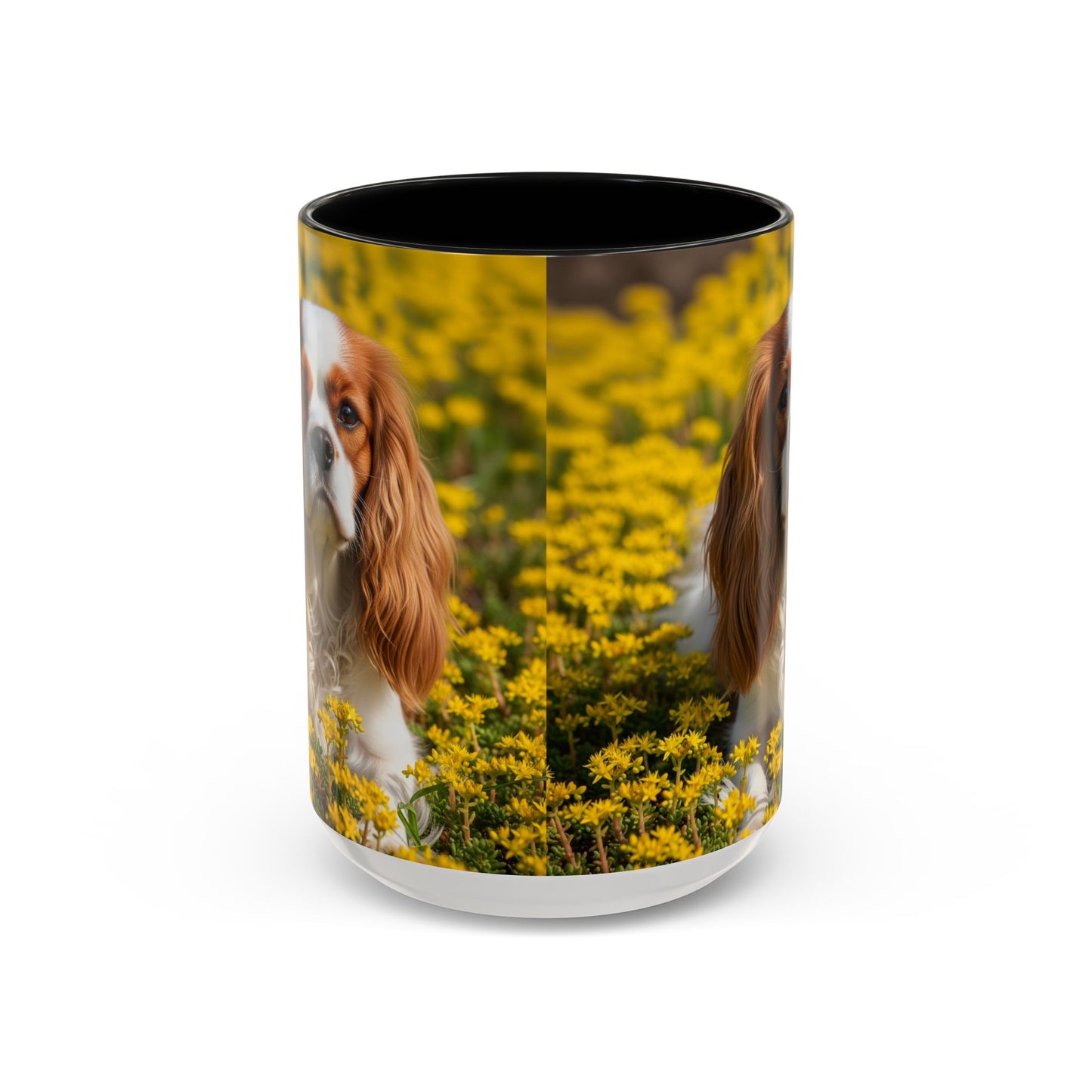 Cavalier King Charles Spaniel Accent Coffee Mug - Perfect Gift for Dog Lovers