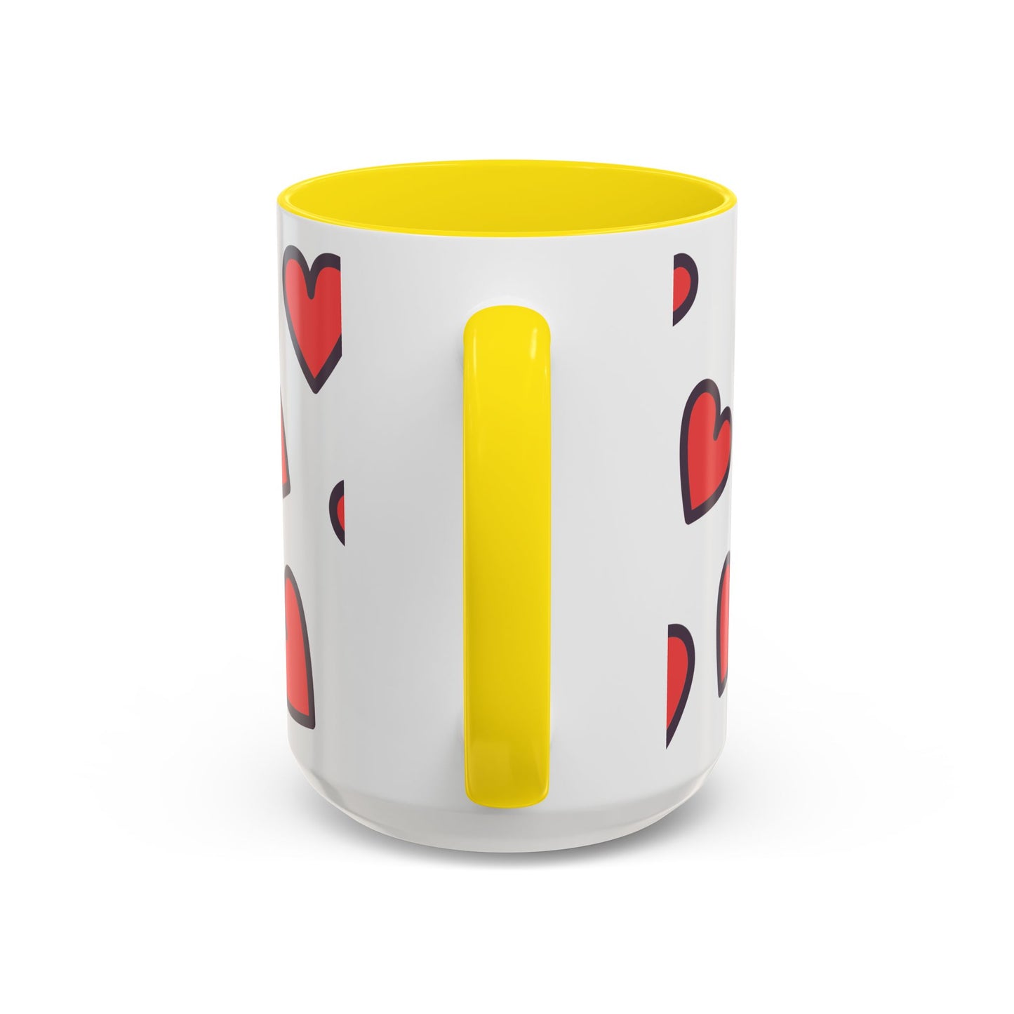 Hearts Accent Coffee Mug - Perfect Gift for Dog Lovers