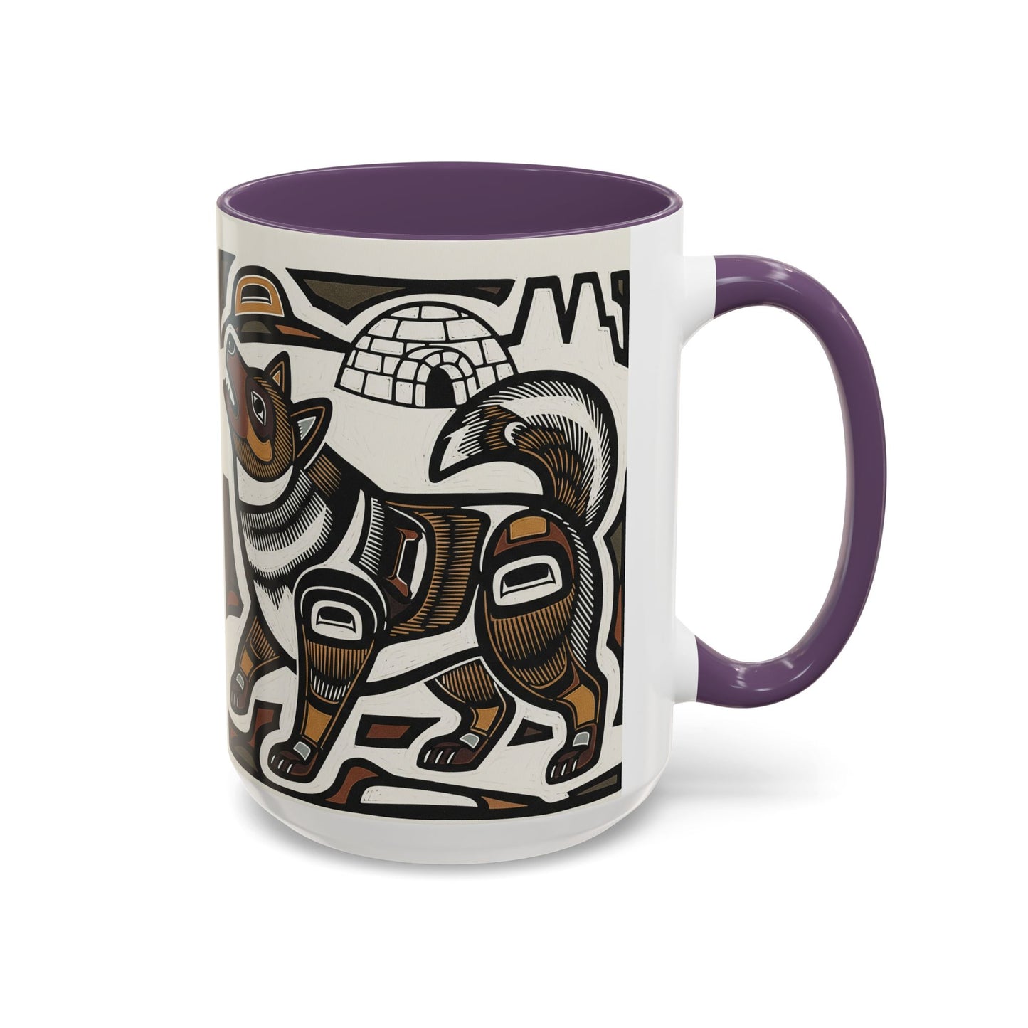 Canadian Eskimo Dog Accent Coffee Mug - Perfect Gift for Dog Lovers