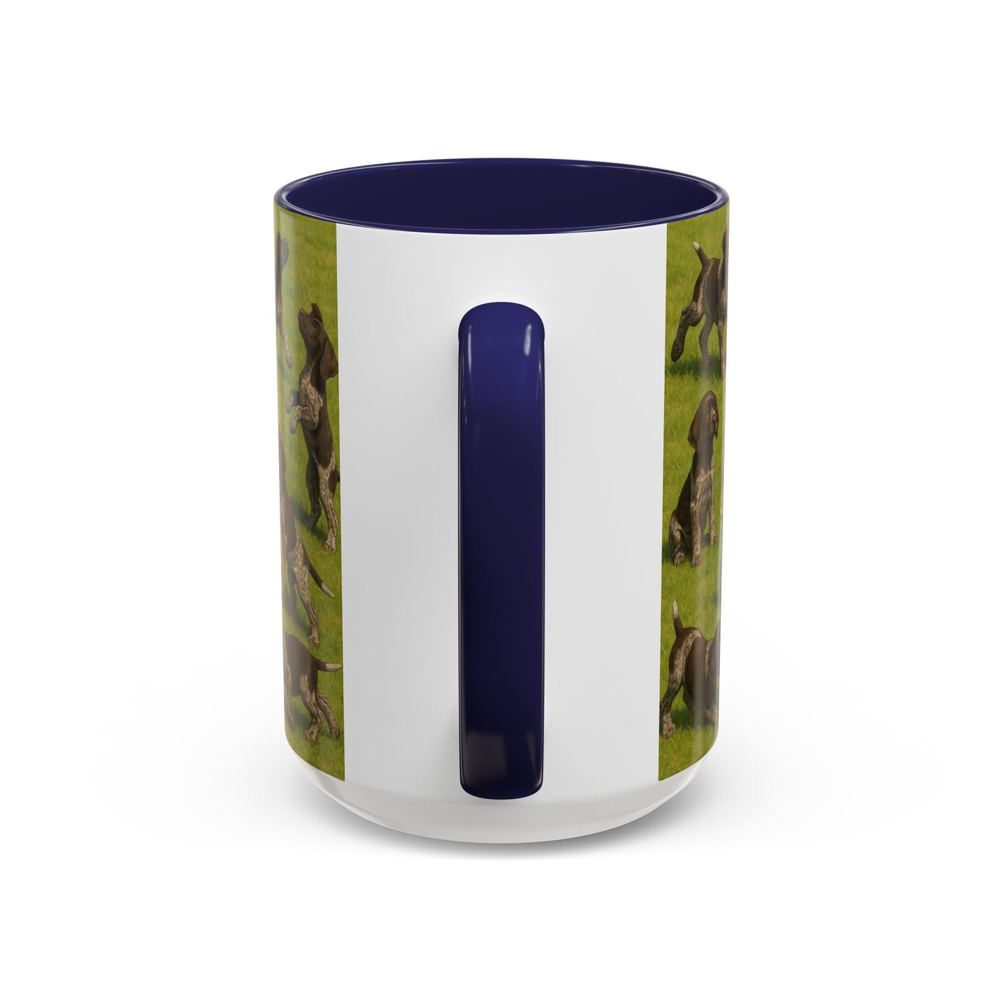 German Shorthaired Pointer puppies Accent Coffee Mug - Perfect Gift for Dog Lovers