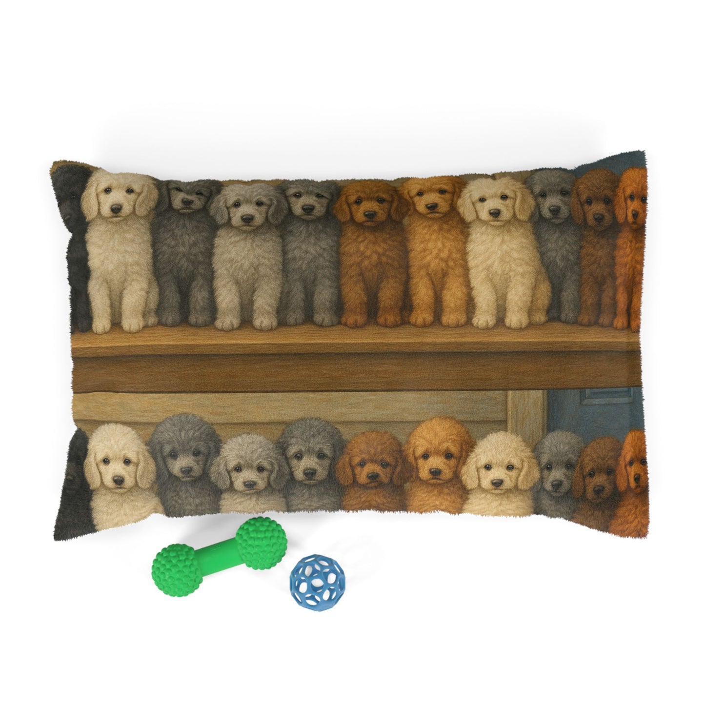 Poodle Puppies Pet Bed