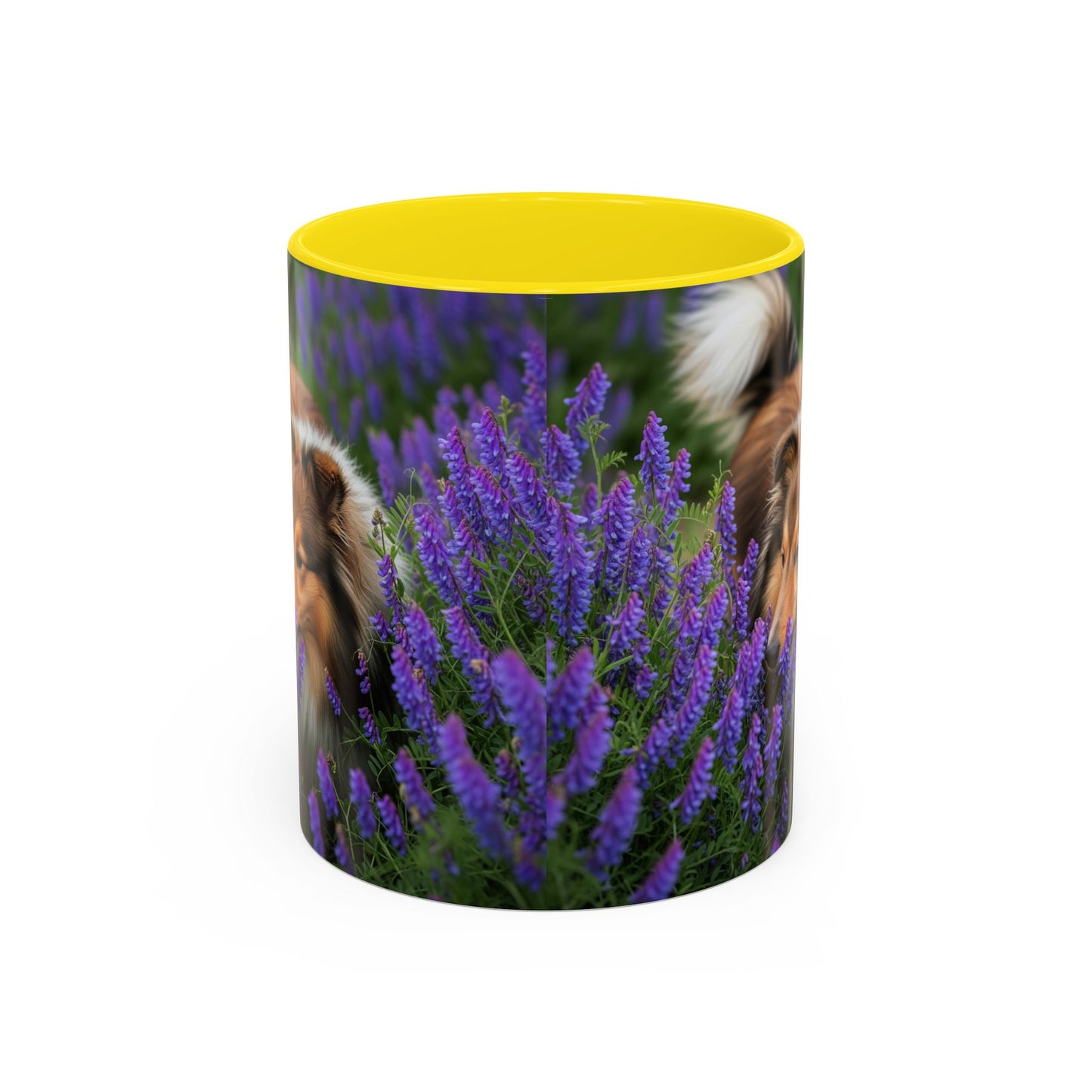 Shetland Sheepdog Accent Coffee Mug - Perfect Gift for Dog Lovers