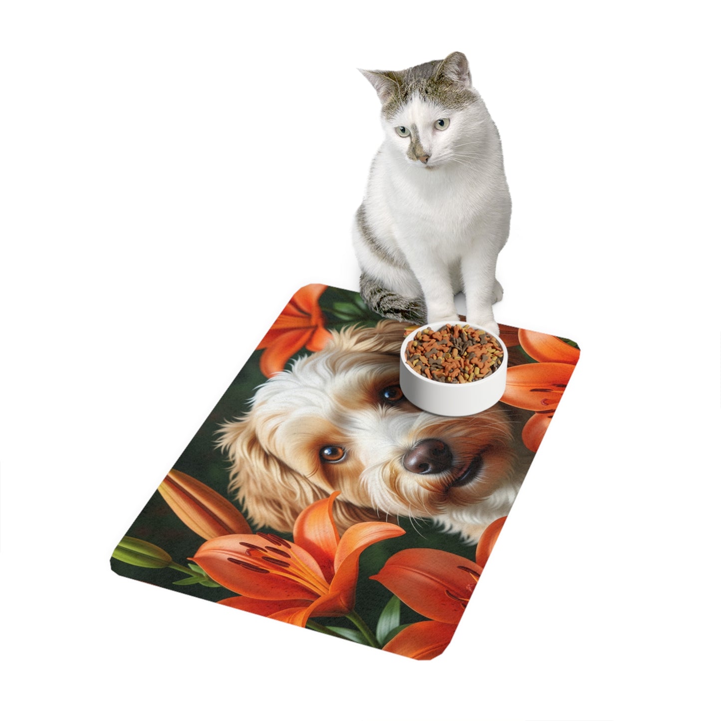 Pet Food Mat (12x18) - Schnoodle