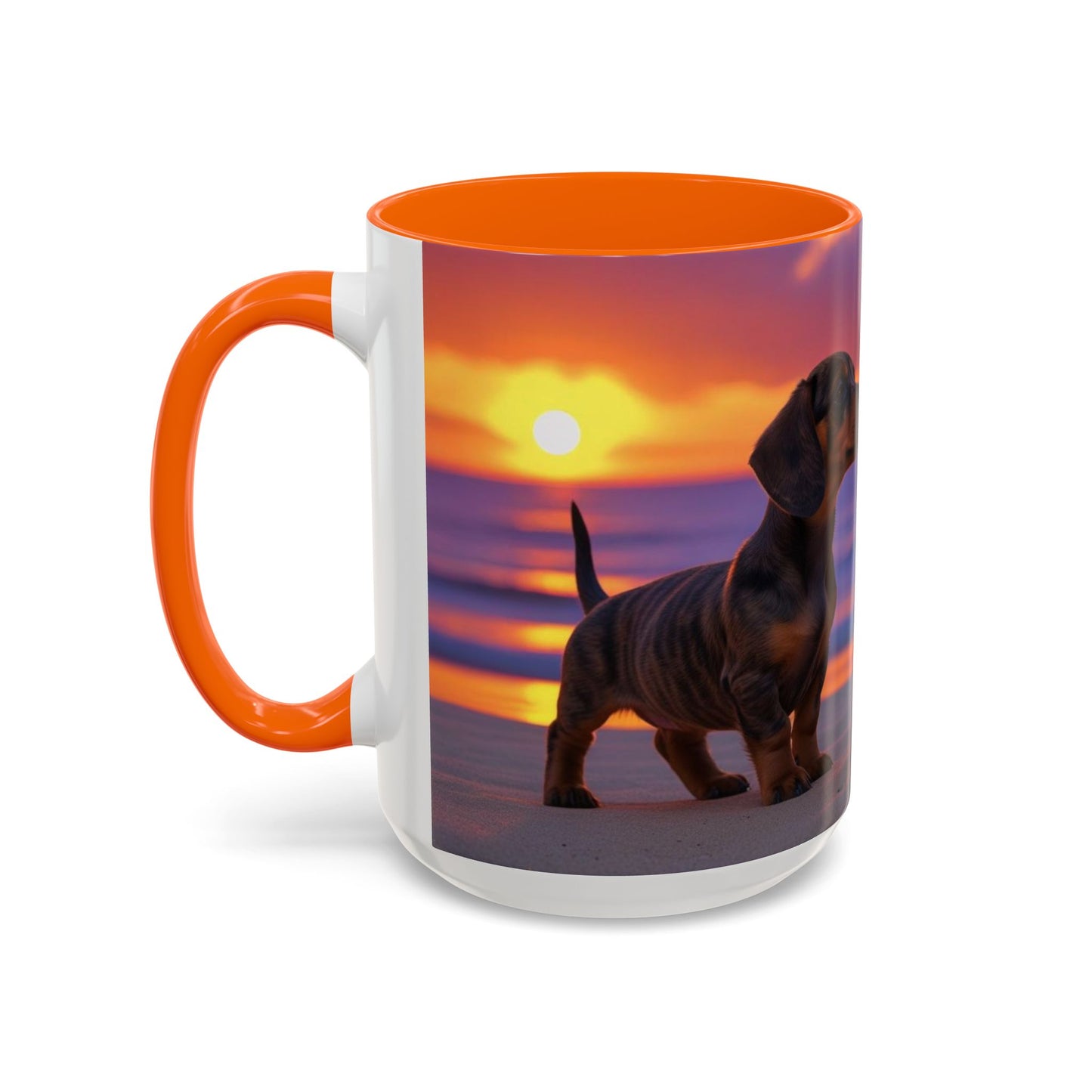 Dachshund Love Accent Coffee Mug - Perfect Gift for Dog Lovers