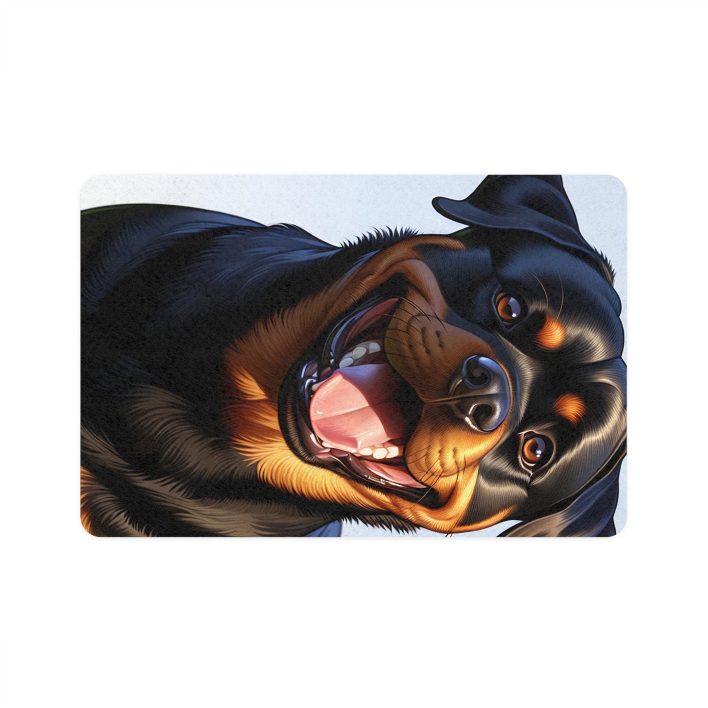 Vertical Pet Food Mat (12x18) - Rottweiler