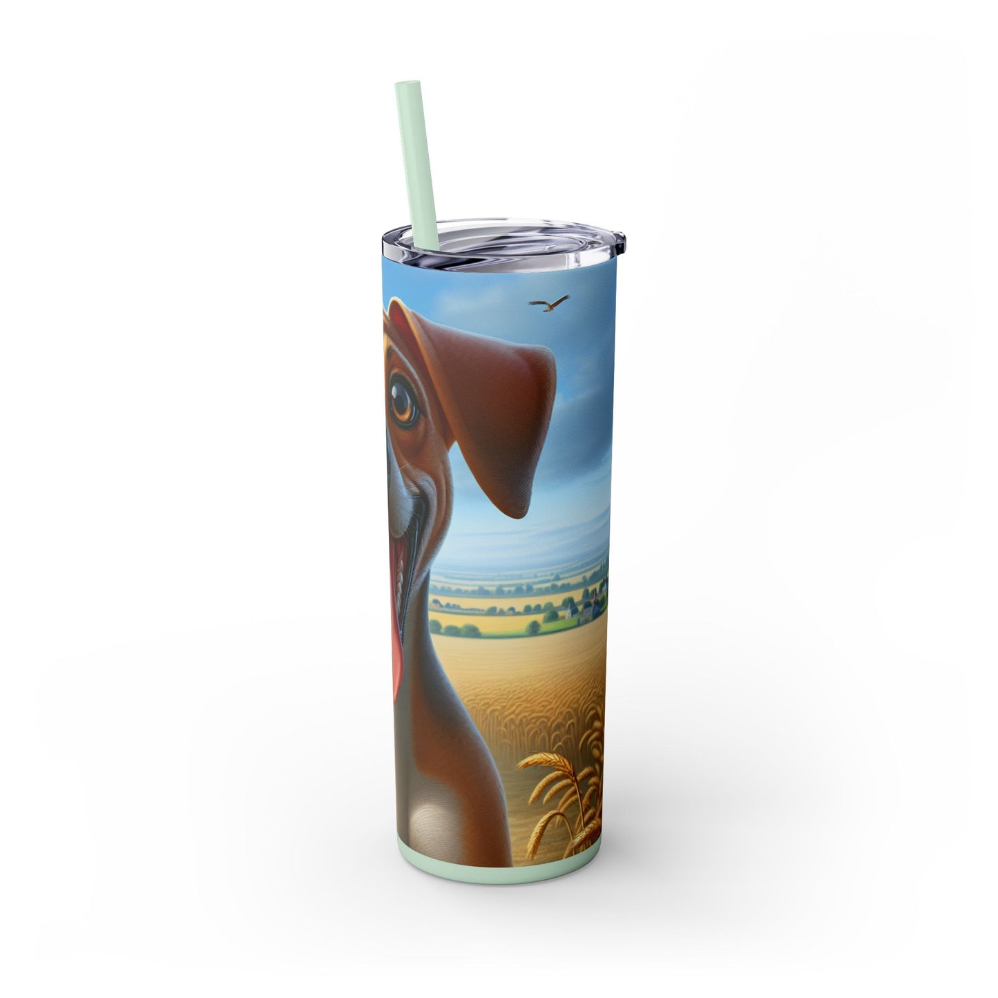 Banjara Hound Tumbler with Straw, 20oz