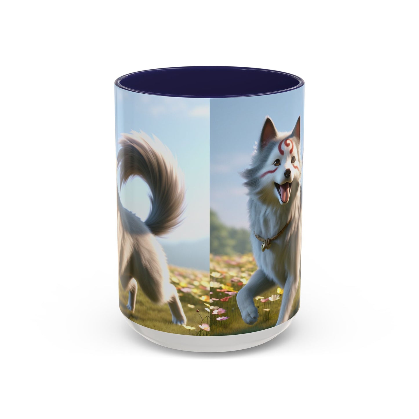Cadabomb Okami Accent Coffee Mug - Perfect Gift for Dog Lovers