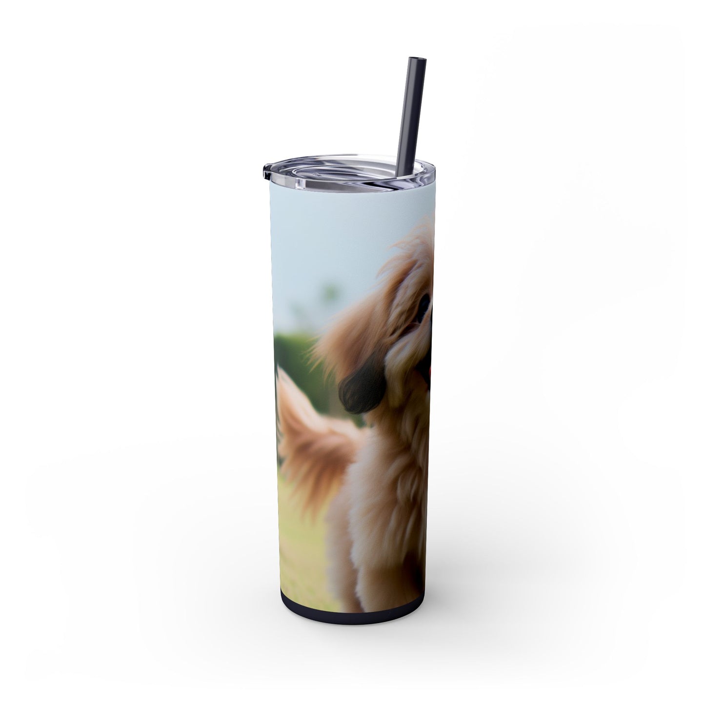 Pekapoo Tumbler with Straw, 20oz