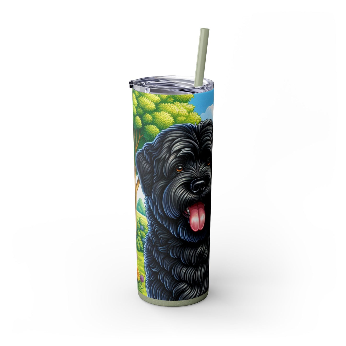 Bouvier des Flandres Tumbler with Straw, 20oz