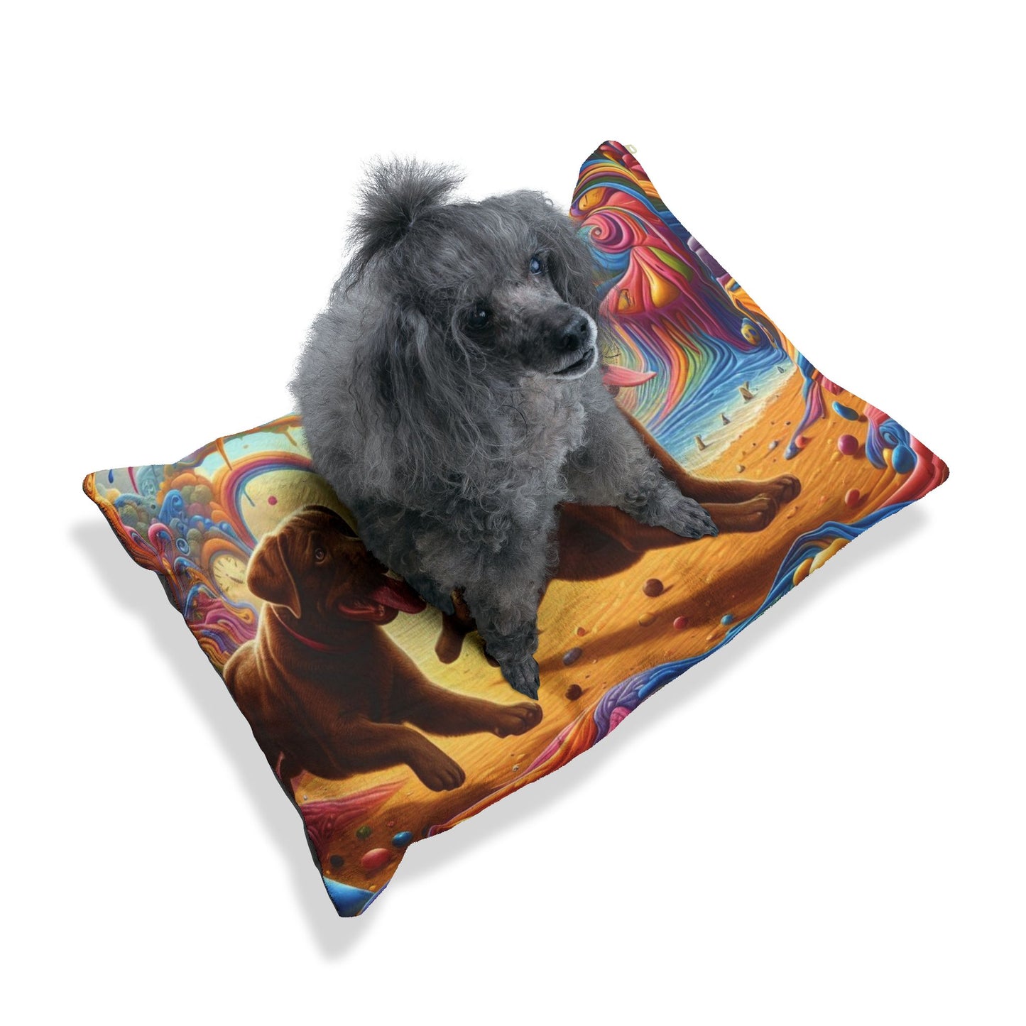 Chocolate Labrador Pet Bed