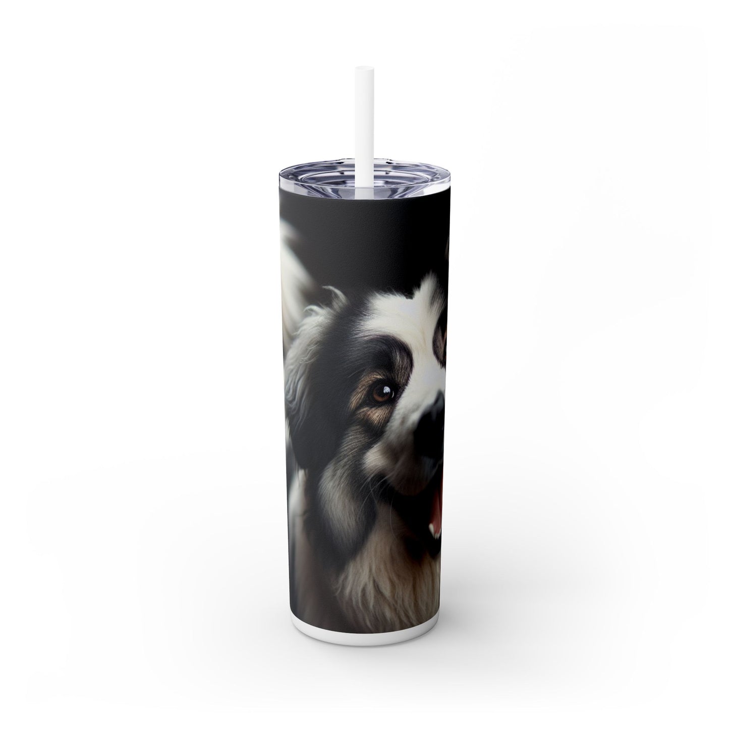 Romanian Mioritic Shepherd Dog Tumbler with Straw, 20oz