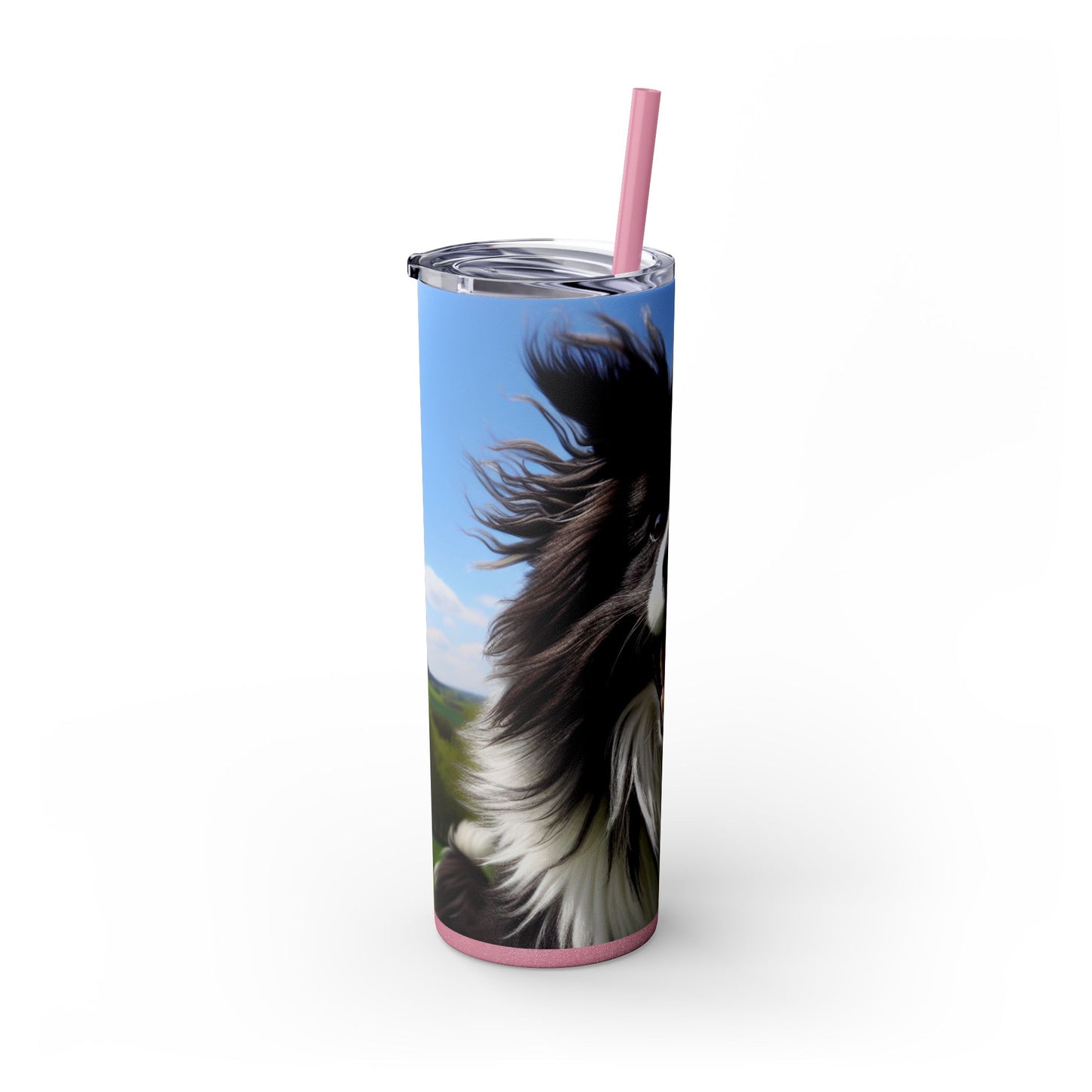 Portuguese Sheepdog Tumbler with Straw, 20oz