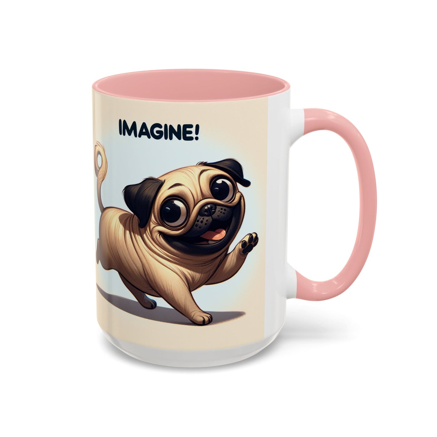 Pug Accent Coffee Mug - Perfect Gift for Dog Lovers