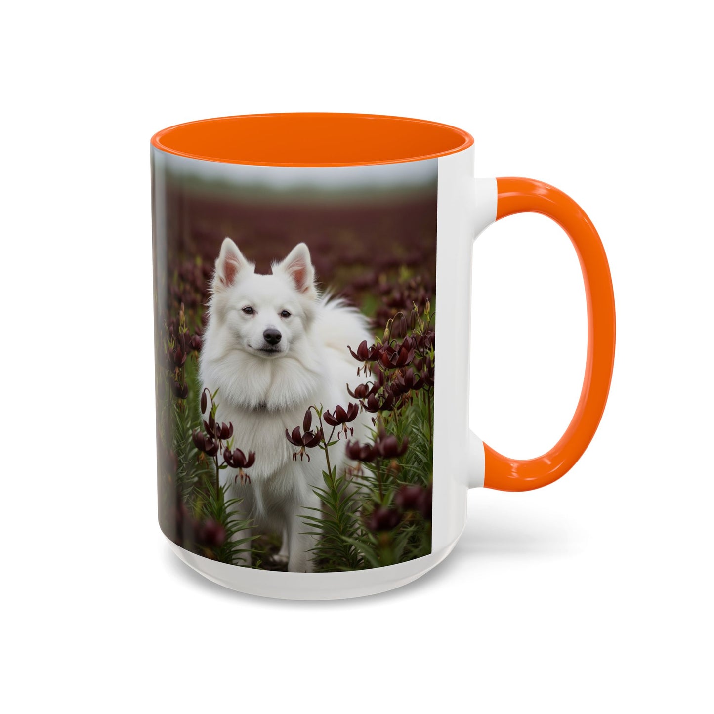 American Eskimo Dog Accent Coffee Mug - Perfect Gift for Dog Lovers