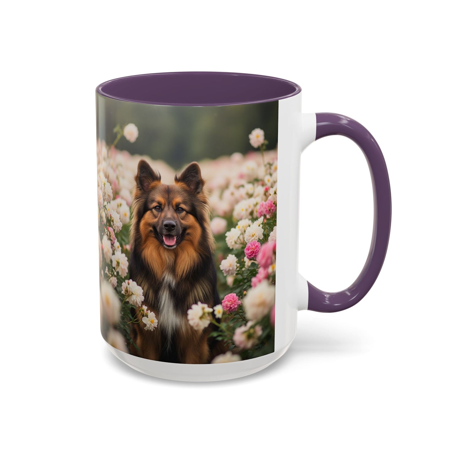 Bohemian Shepherd Accent Coffee Mug - Perfect Gift for Dog Lovers