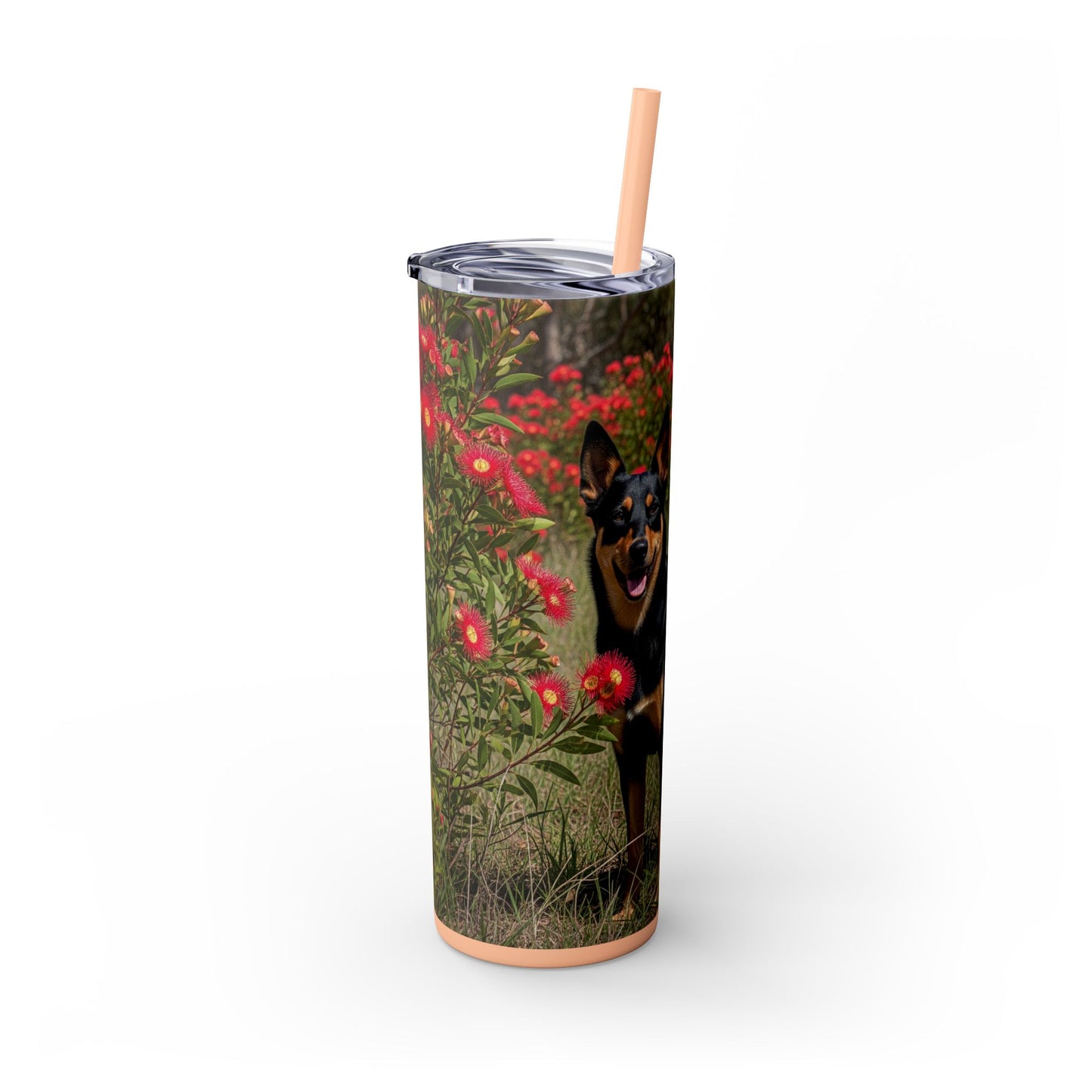 Australian Kelpie Tumbler with Straw, 20oz