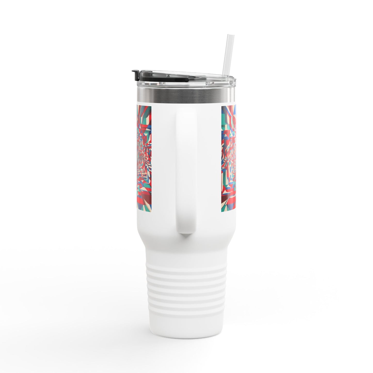 Optical Illusion Insulated Travel Mug, 40oz