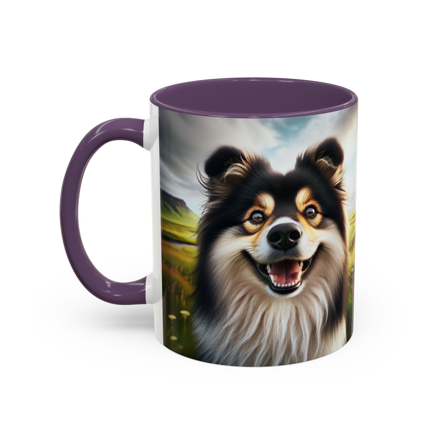 Icelandic Sheepdog Accent Coffee Mug - Perfect Gift for Dog Lovers