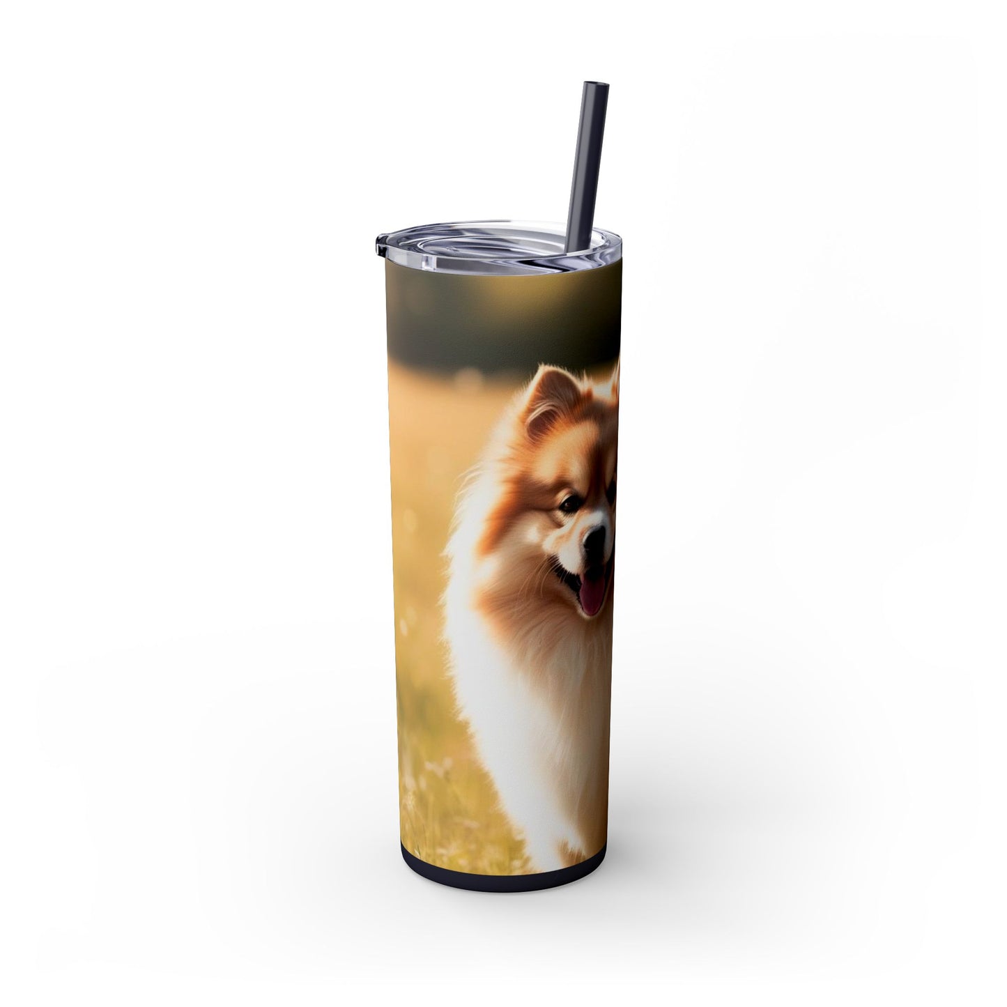 Keeshond Tumbler with Straw, 20oz