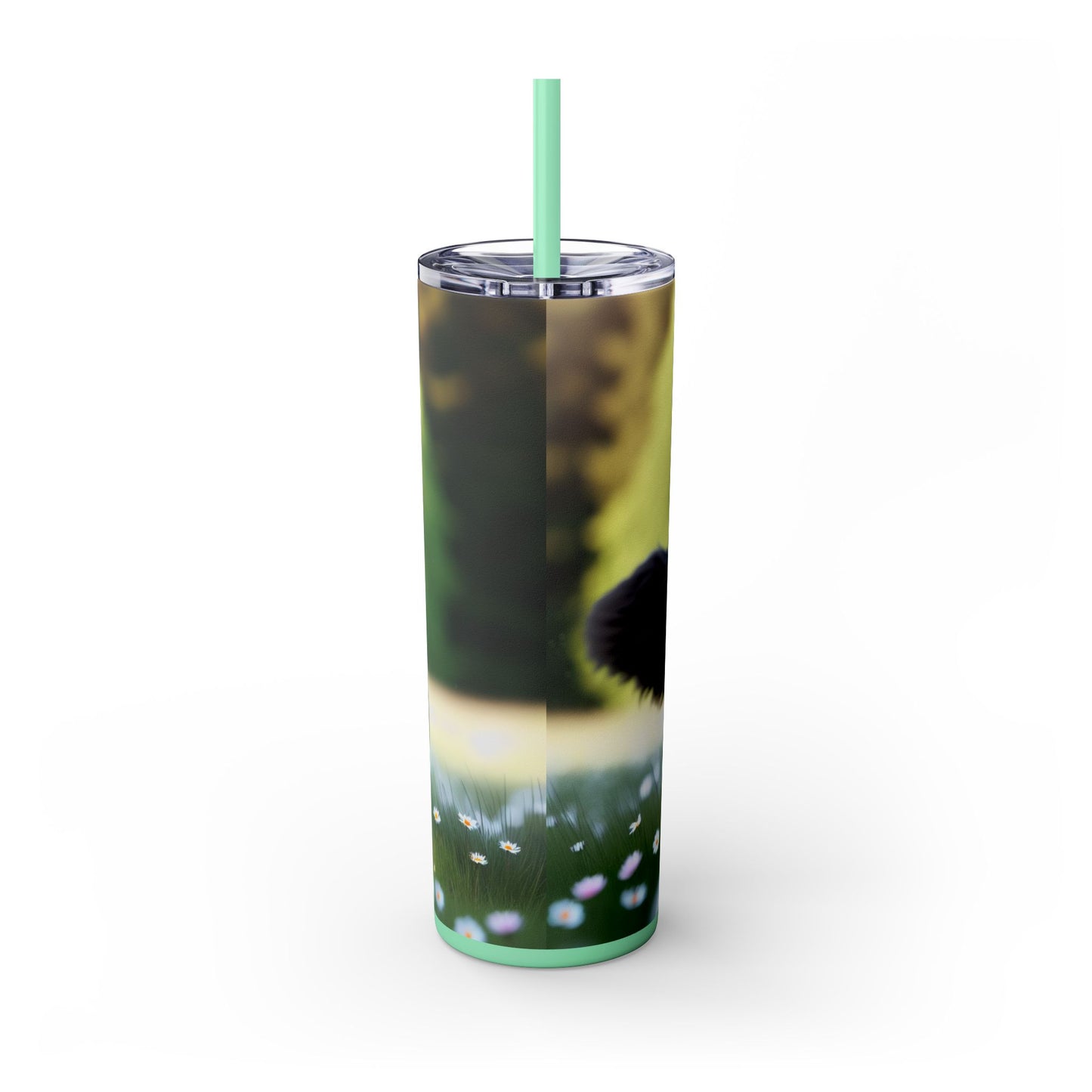 Newfoundland Skinny Tumbler with Straw, 20oz