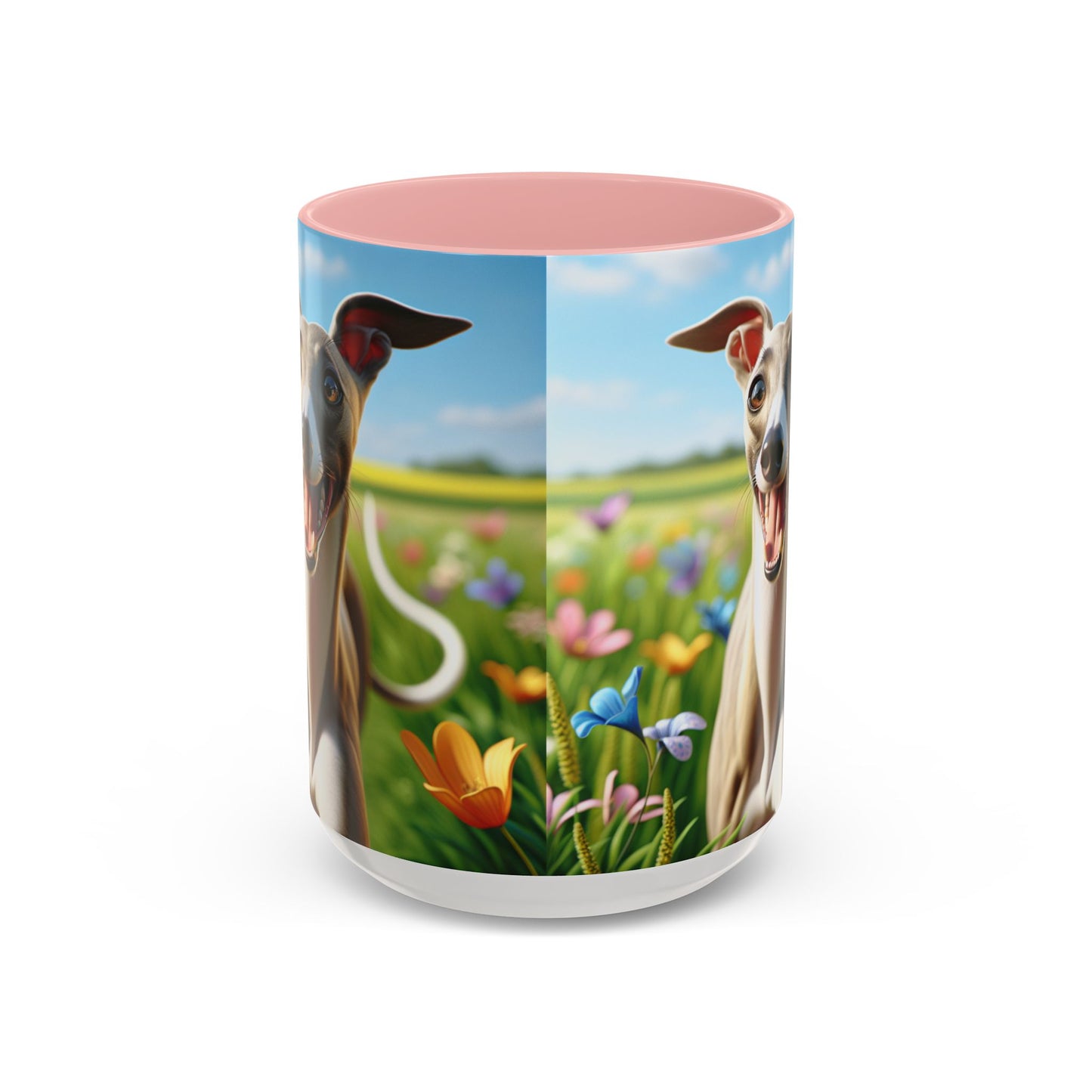 Whippet Accent Coffee Mug - Perfect Gift for Dog Lovers