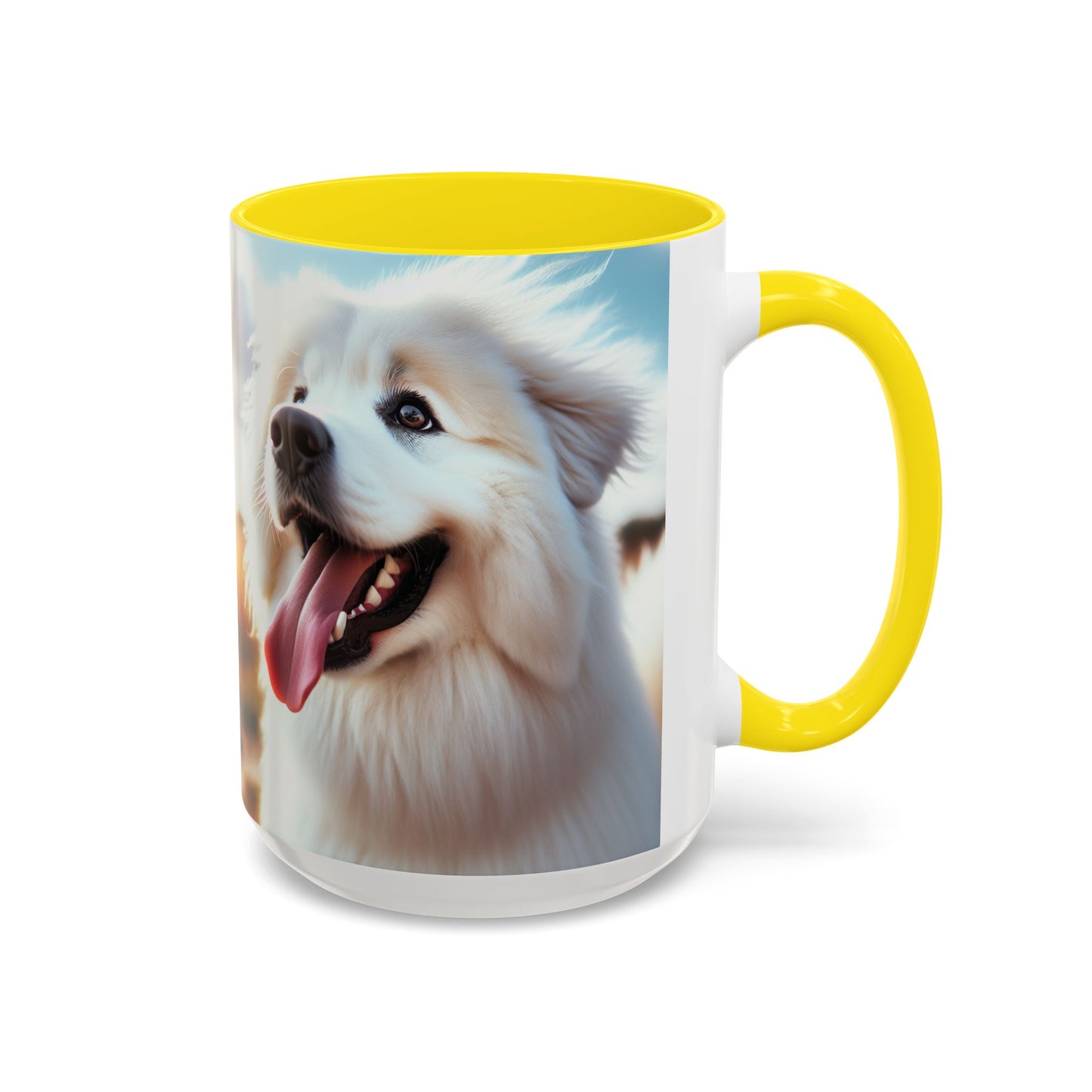 Pyrenean Mountain Dog Accent Coffee Mug - Perfect Gift for Dog Lovers