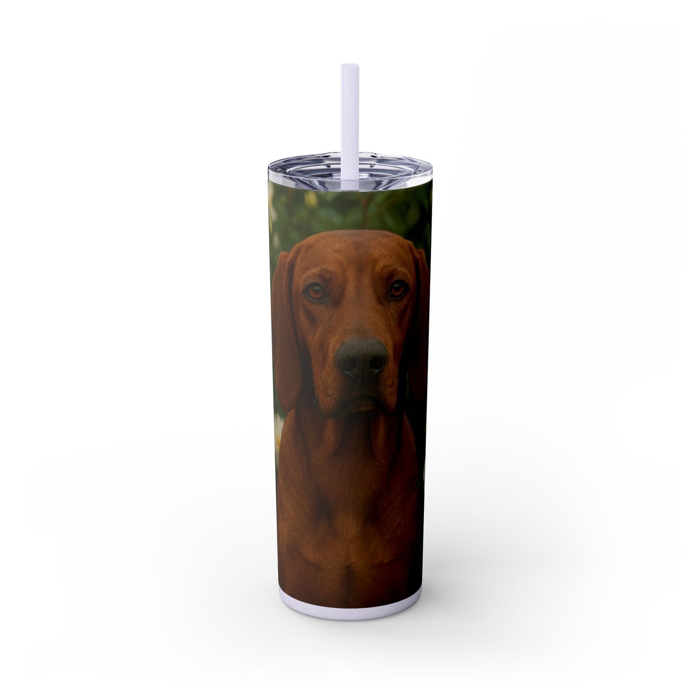 Redbone Coonhound Tumbler with Straw, 20oz