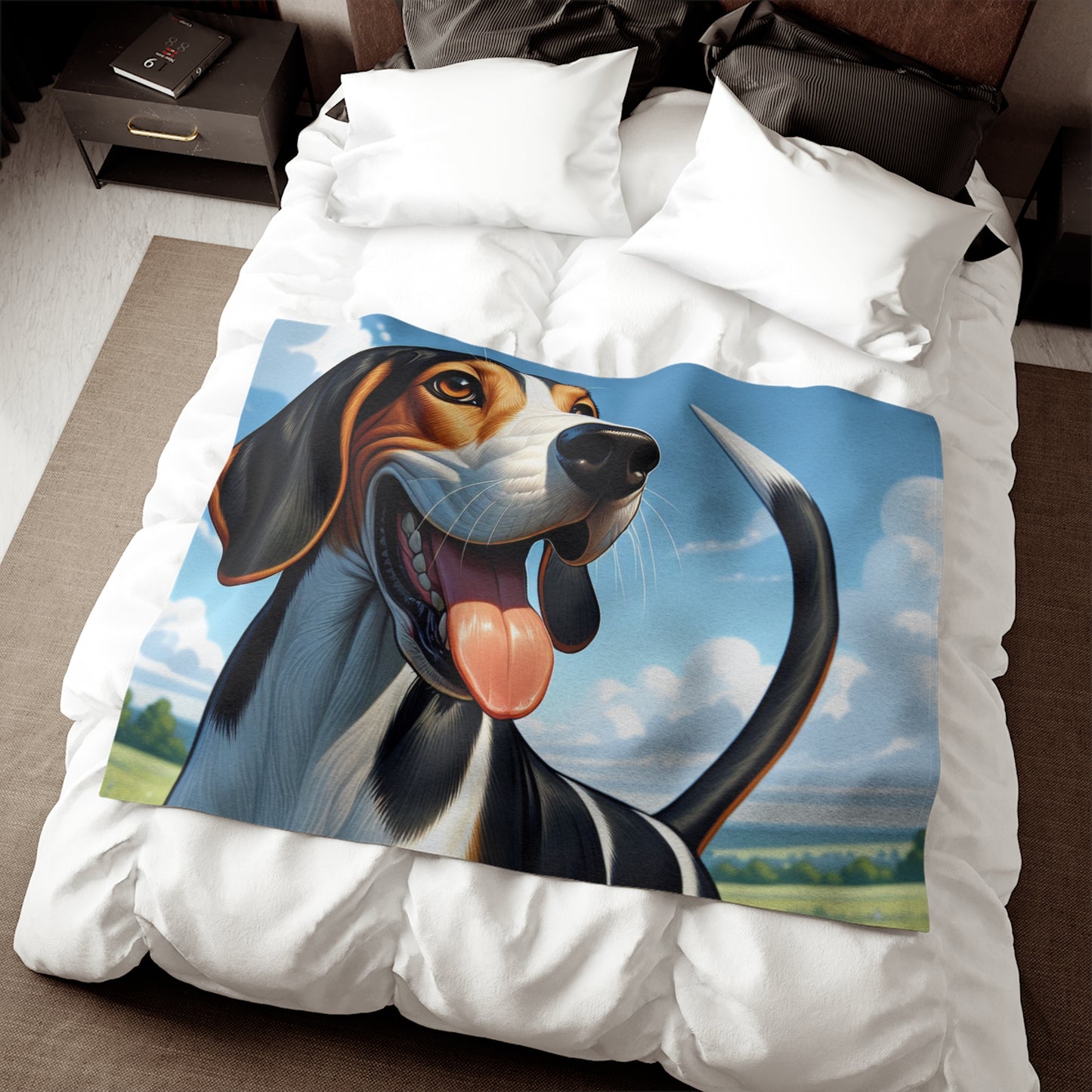 Treeing Walker Coonhound Sweatshirt Blanket