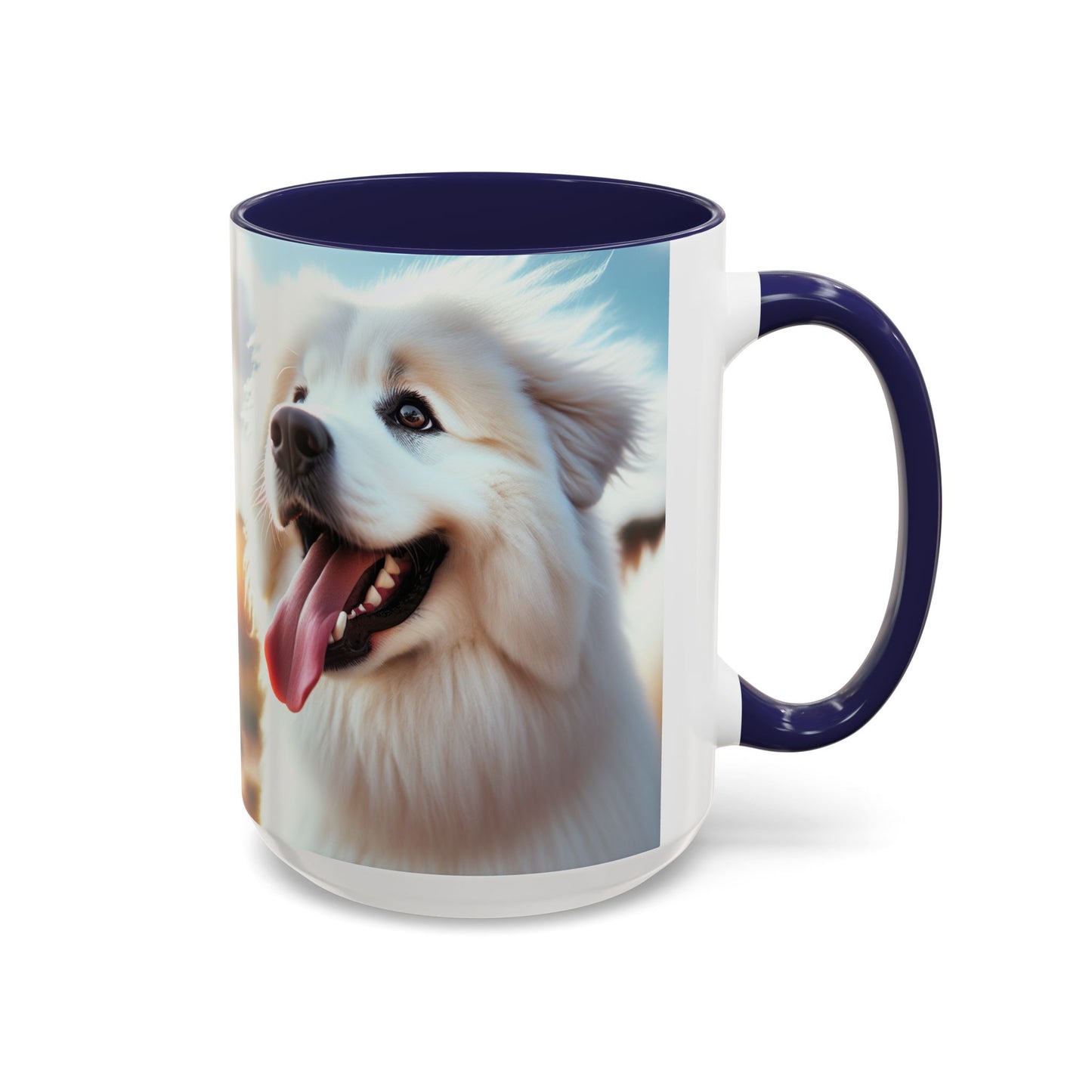 Pyrenean Mountain Dog Accent Coffee Mug - Perfect Gift for Dog Lovers