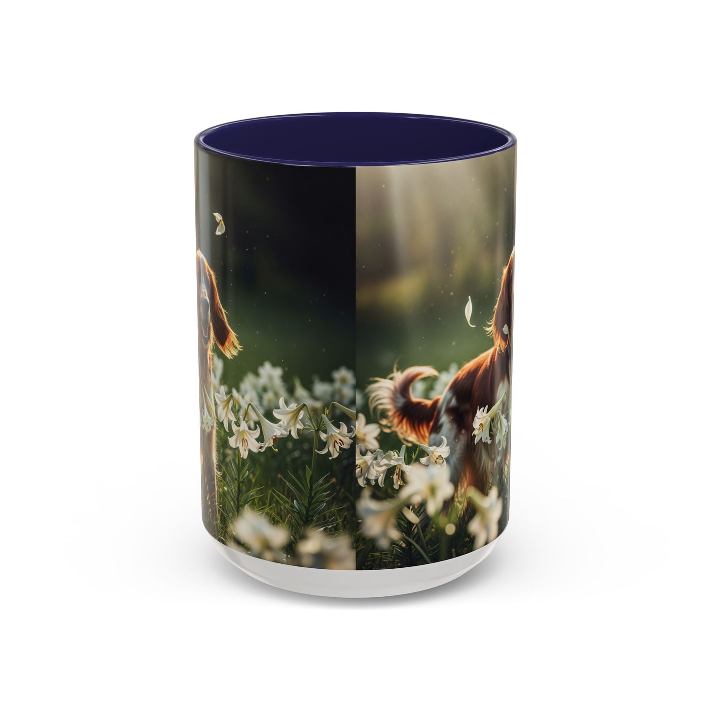 Irish Red and White Setter Accent Coffee Mug - Perfect Gift for Dog Lovers