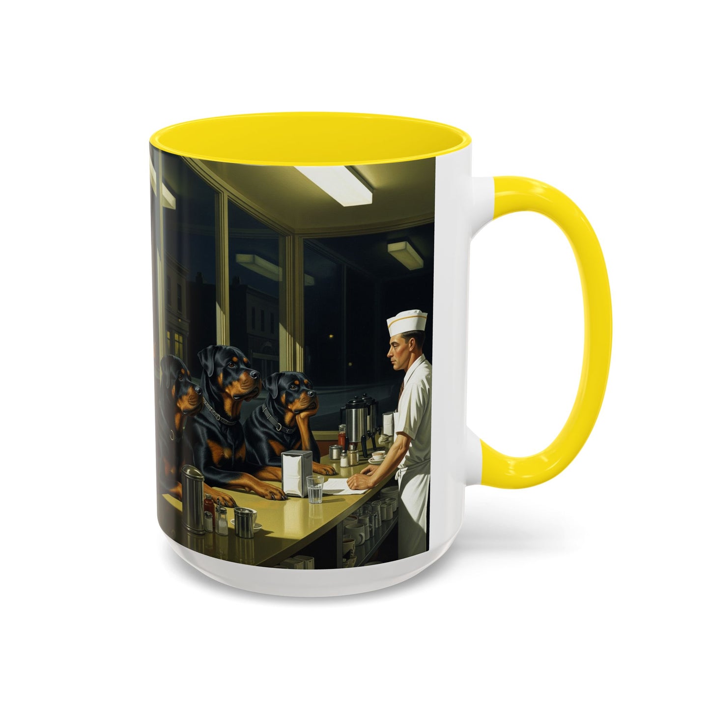 Rottweiler Accent Coffee Mug - Perfect Gift for Dog Lovers