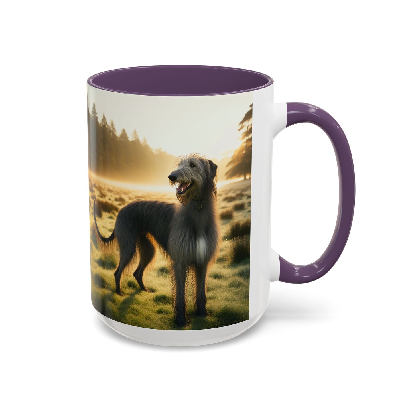 Scottish Deerhound Accent Coffee Mug - Perfect Gift for Dog Lovers