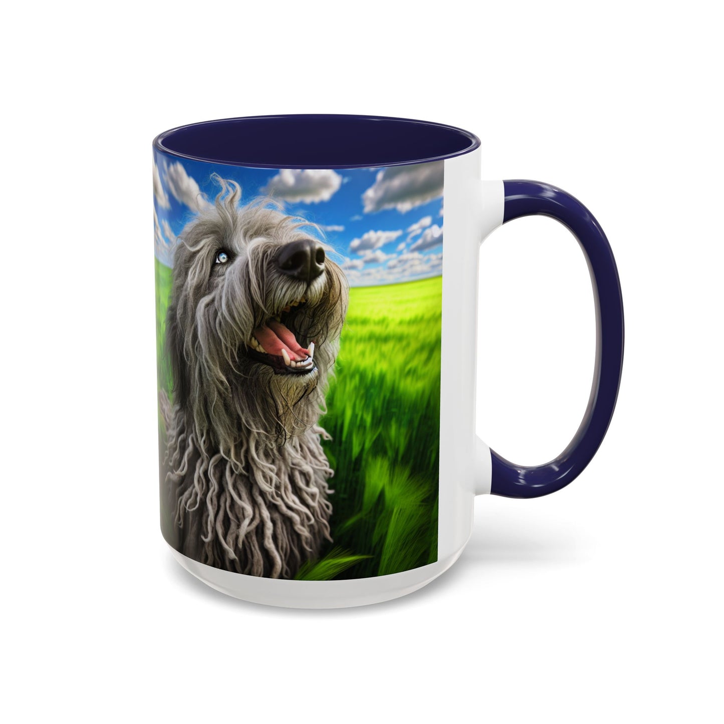Bergamasco Shepherd Dog Accent Coffee Mug - Perfect Gift for Dog Lovers