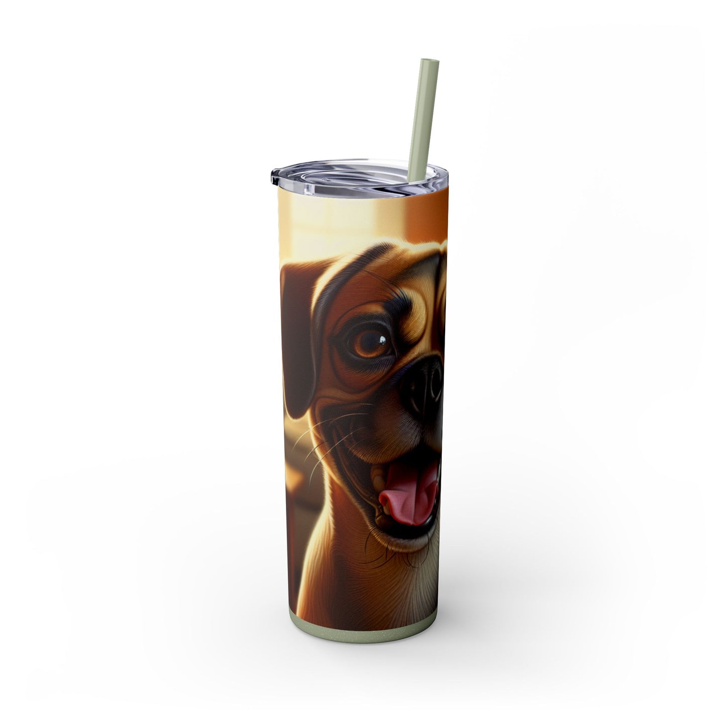 Puggle Tumbler with Straw, 20oz