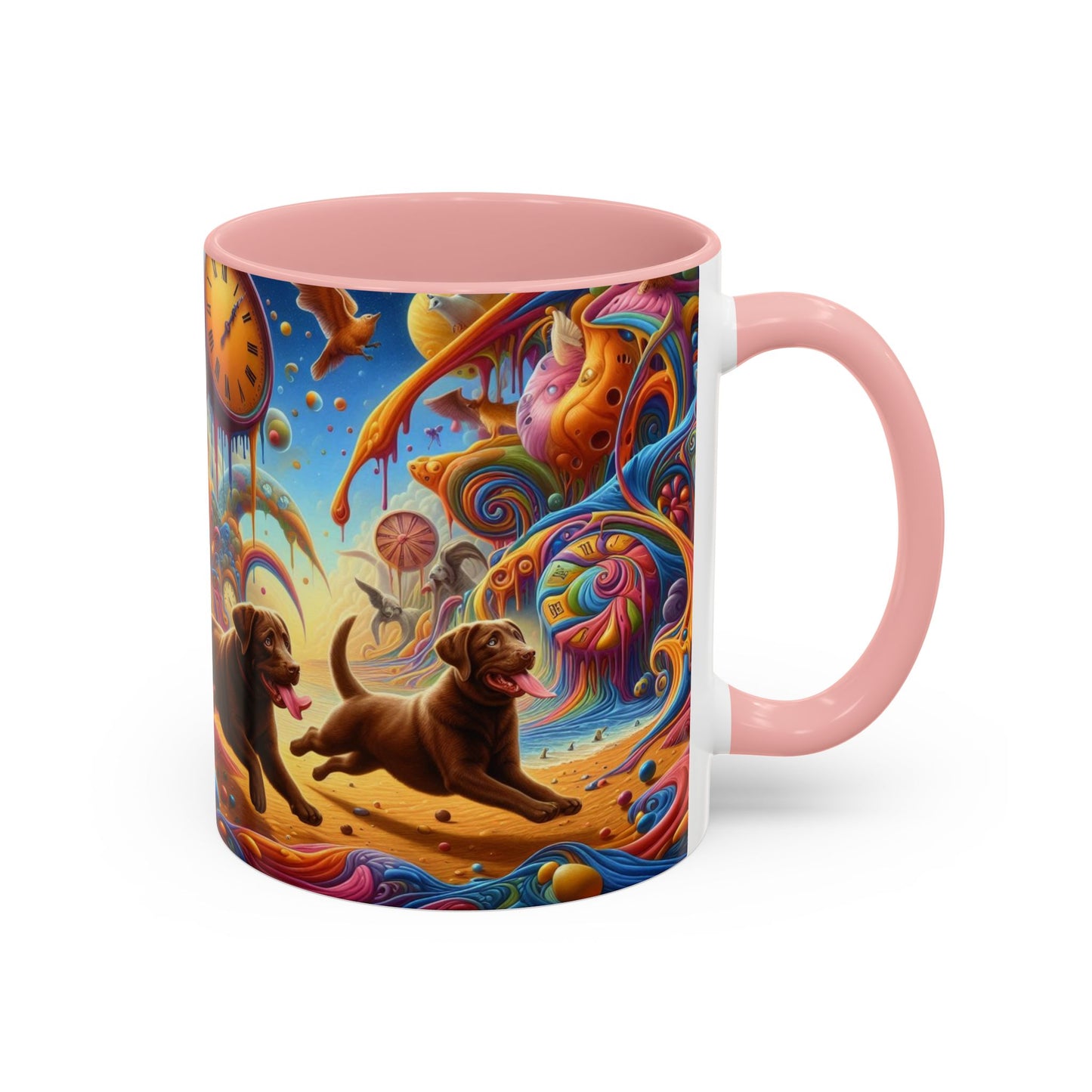 Chocolate Labrador Accent Coffee Mug - Perfect Gift for Dog Lovers