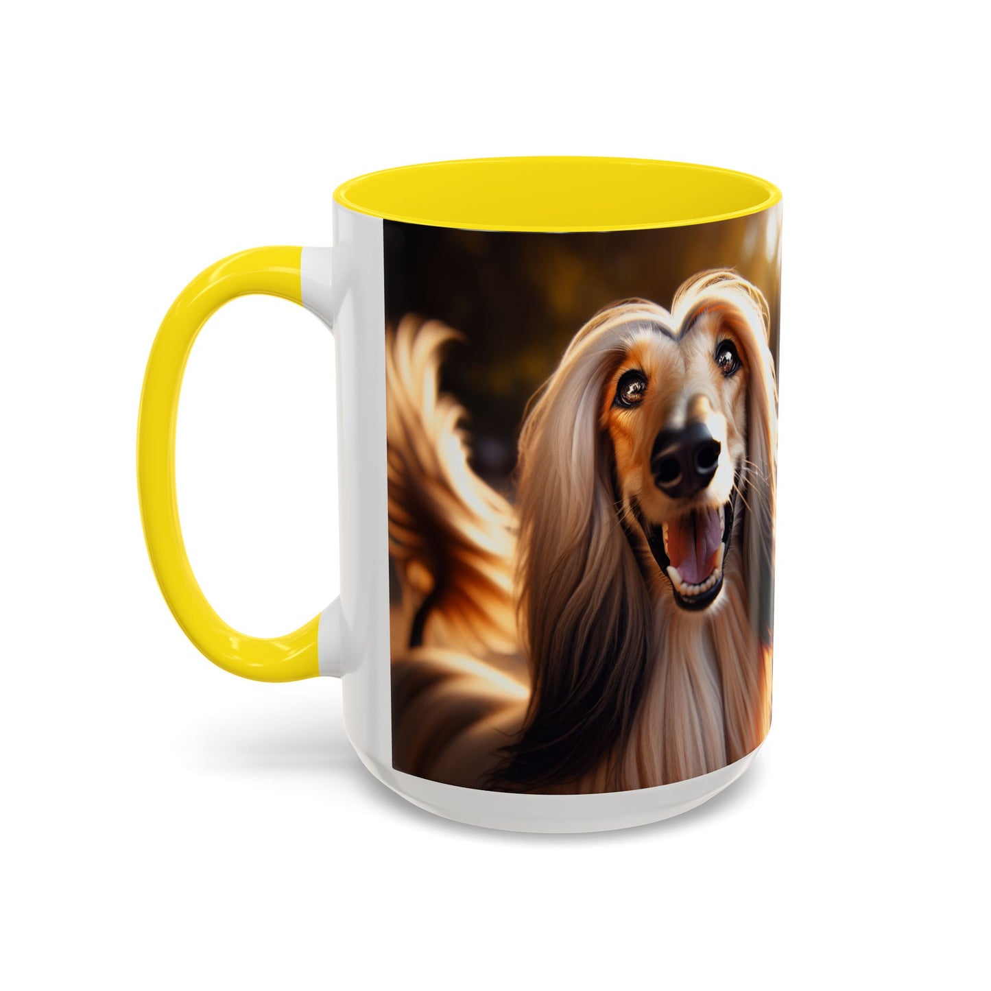 Afghan Hound Accent Coffee Mug - Perfect Gift for Dog Lovers