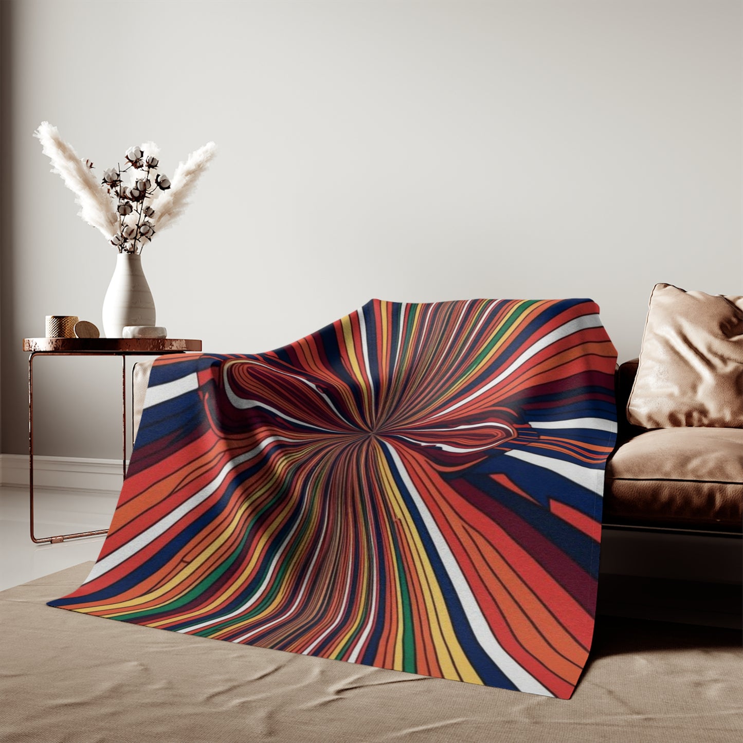 Optical Illusion Sweatshirt Blanket