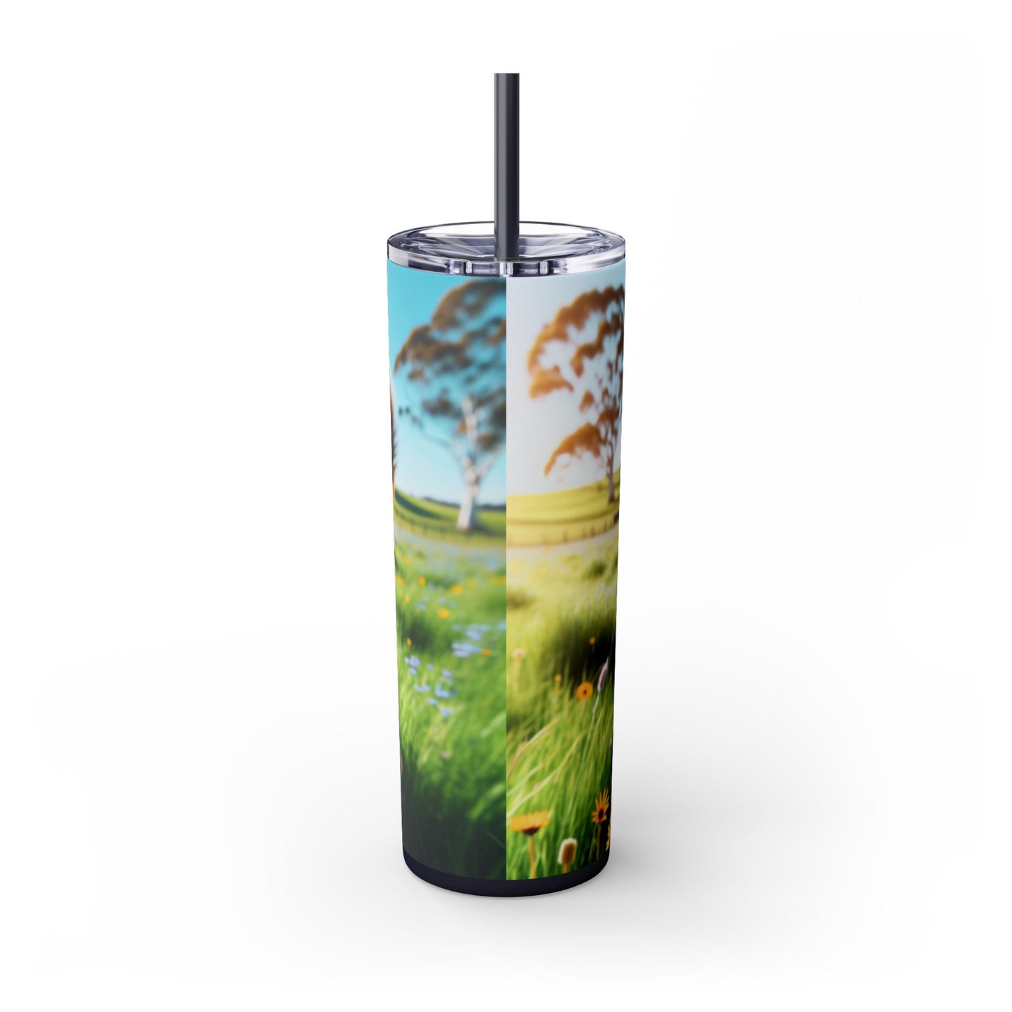 Australian Kelpie Tumbler with Straw, 20oz
