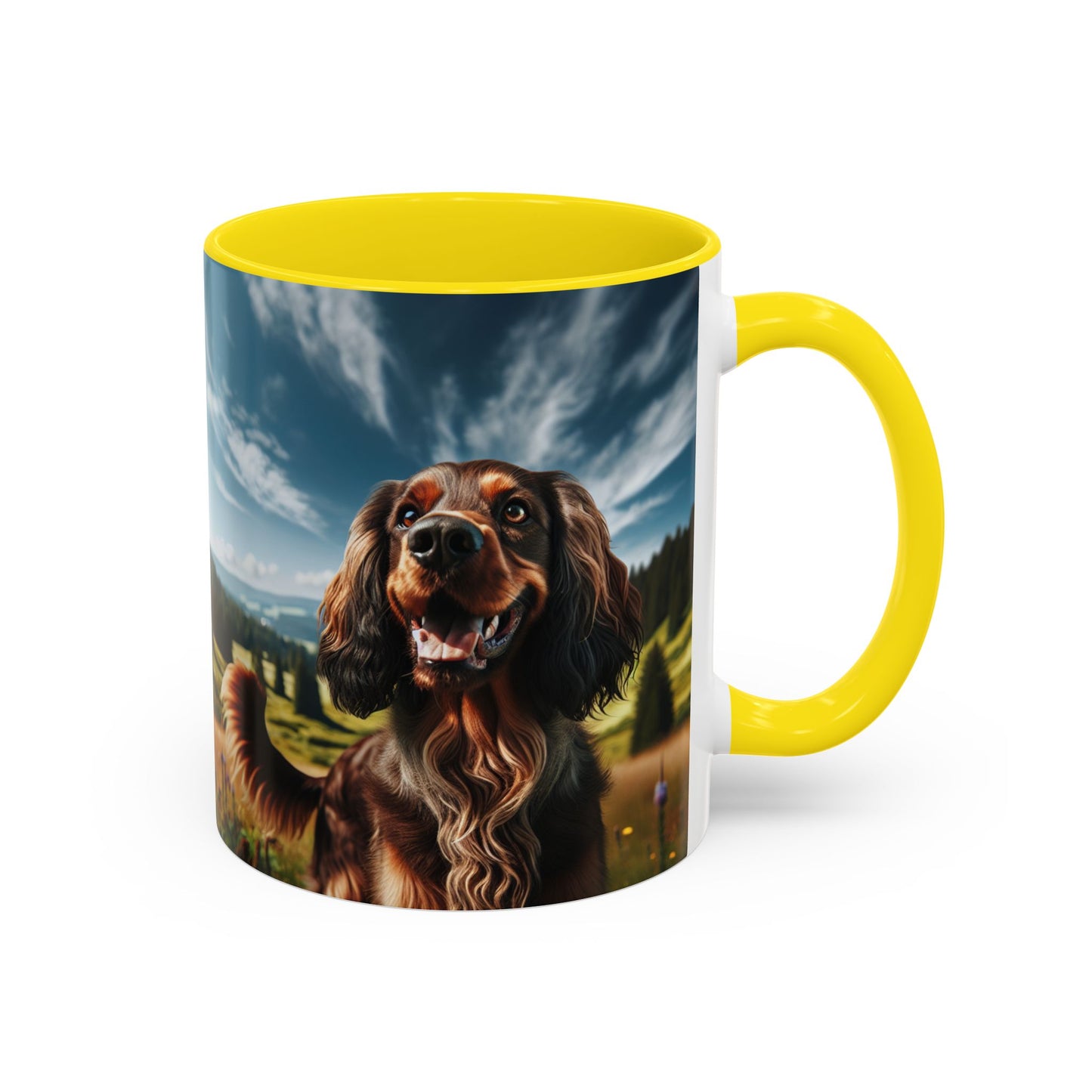Deutscher Wachtelhund Accent Coffee Mug - Perfect Gift for Dog Lovers