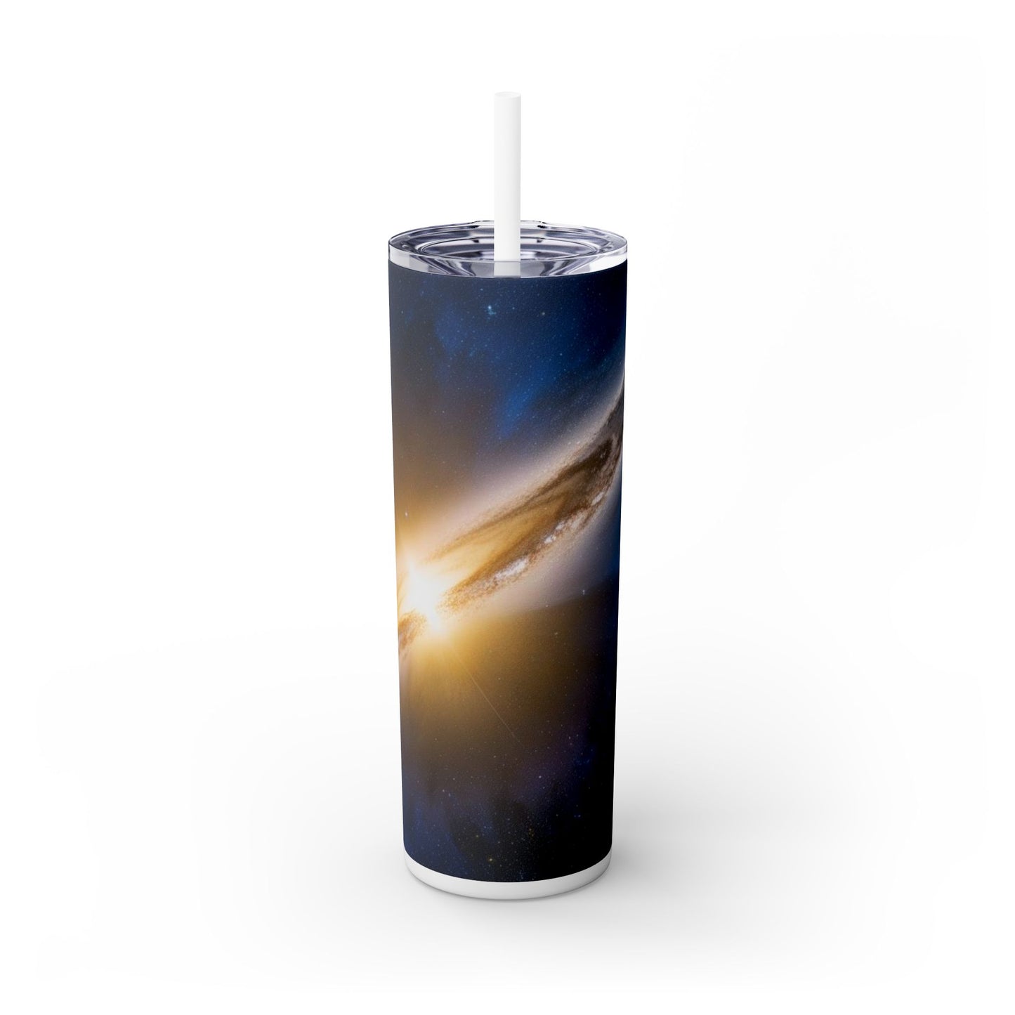 North Star Skinny Tumbler with Straw, 20oz