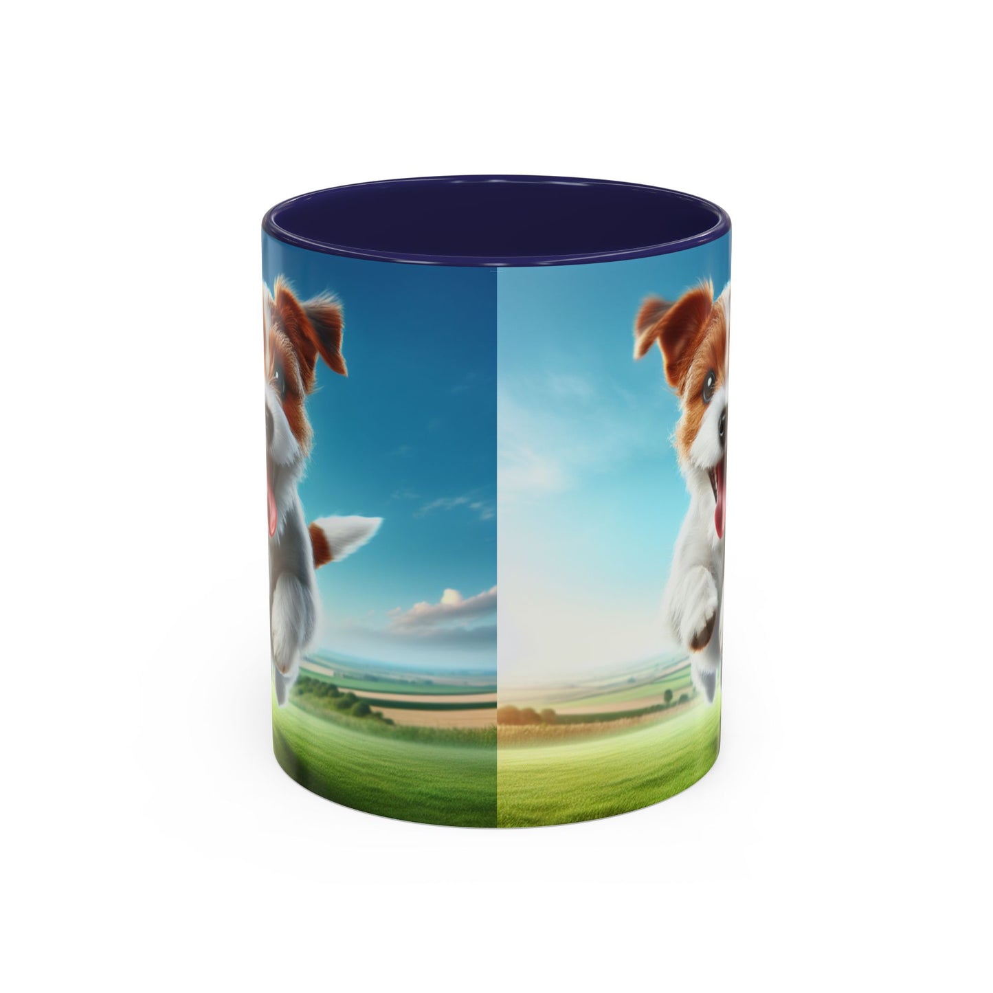 Russell Terrier Accent Coffee Mug - Perfect Gift for Dog Lovers