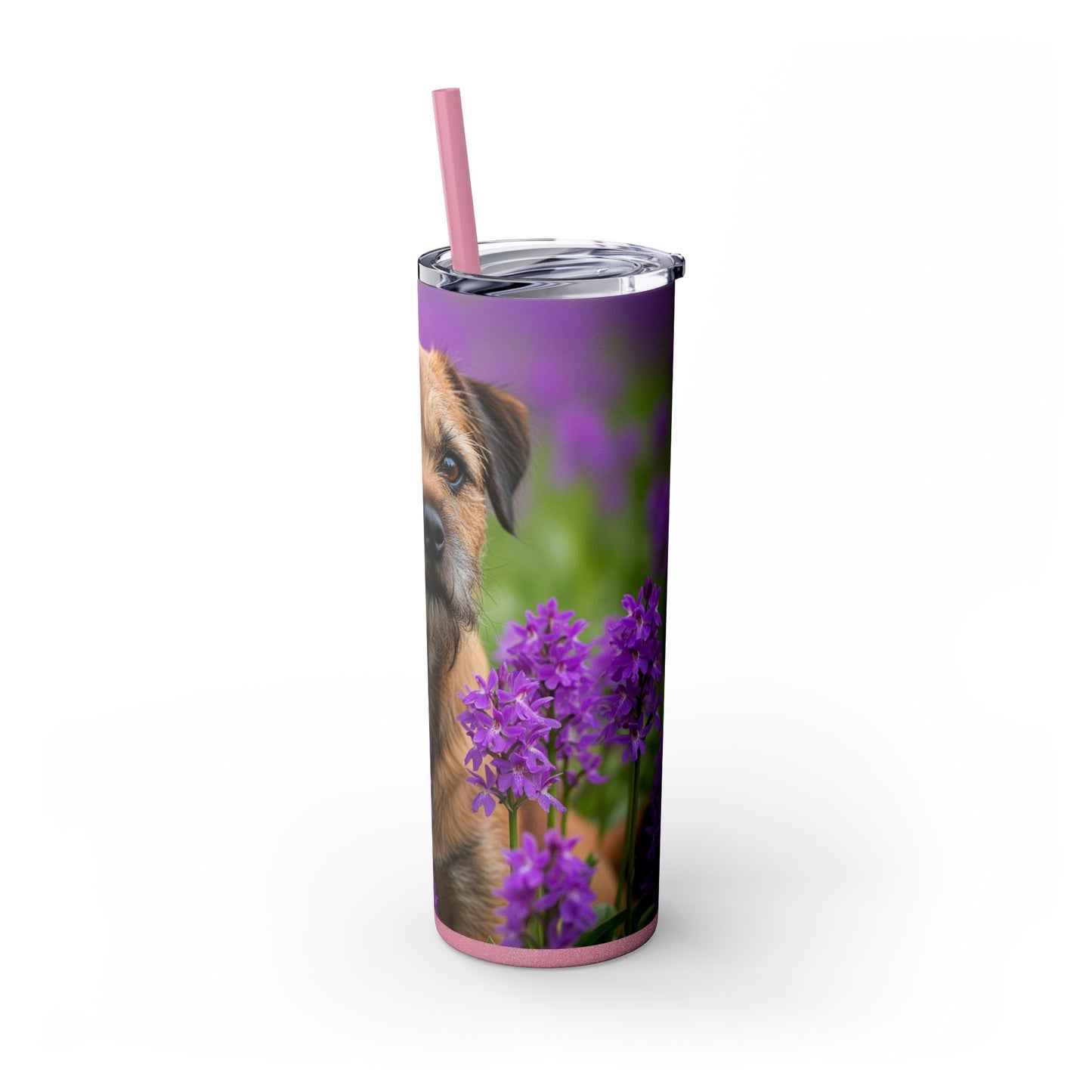 Border Terrier Tumbler with Straw, 20oz
